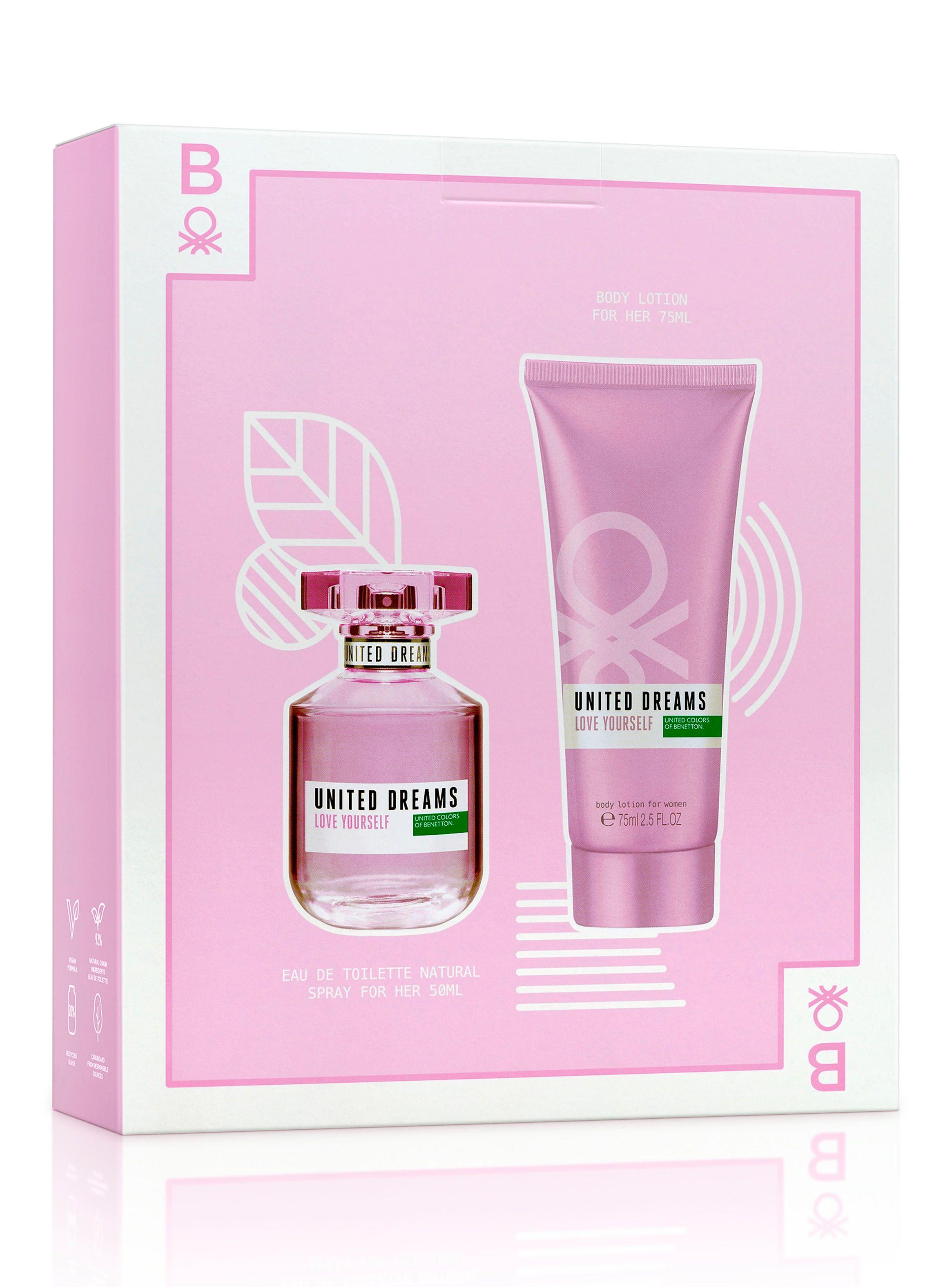 Set Perfume United Dreams Love Yourself EDT Mujer 50 ml + Body Lotion 75 ml-0