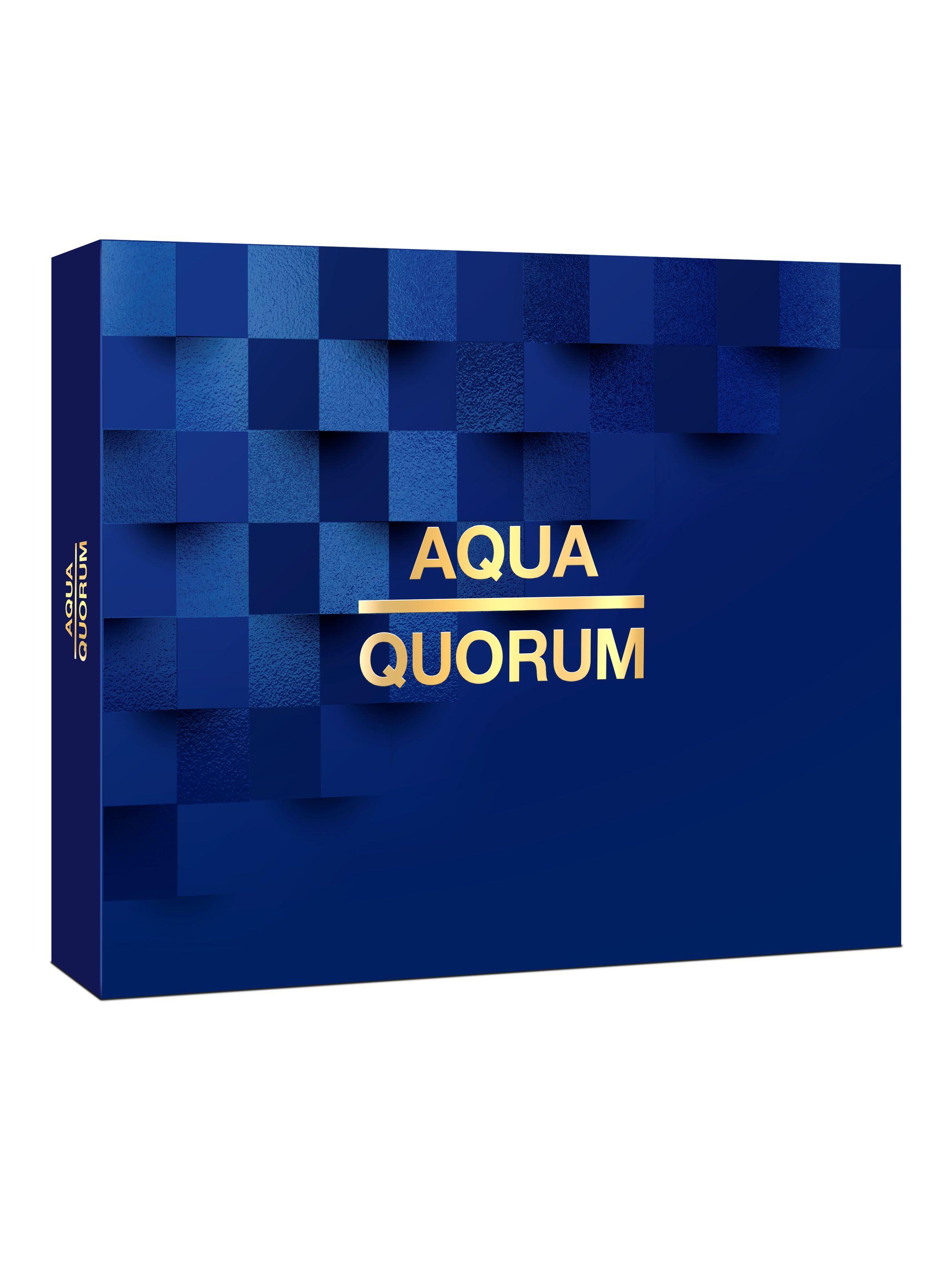 Set Perfume Aqua Quorum EDT Hombre 100ml + Desodorante 150ml-1