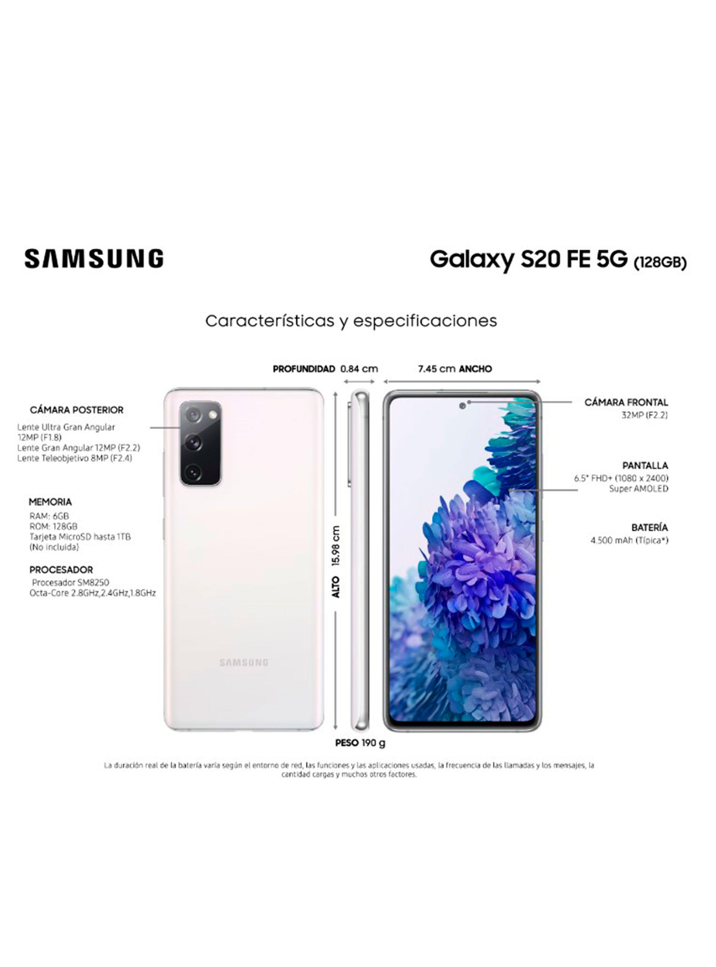 Smartphone Galaxy S20 FE 5G 128GB White Liberado-5