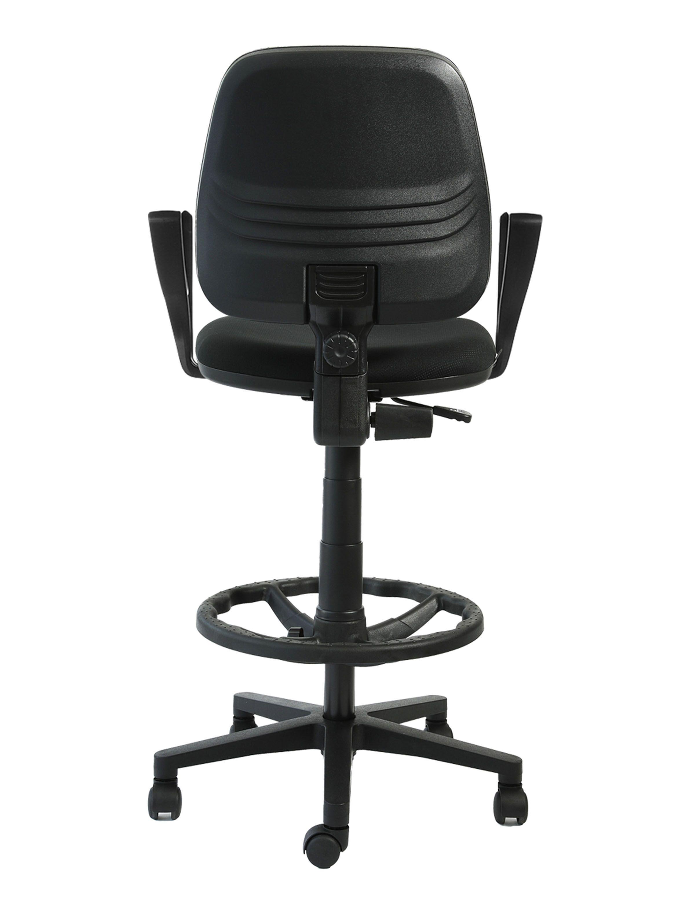 Silla Cajero Rudy con Brazos Negro-2