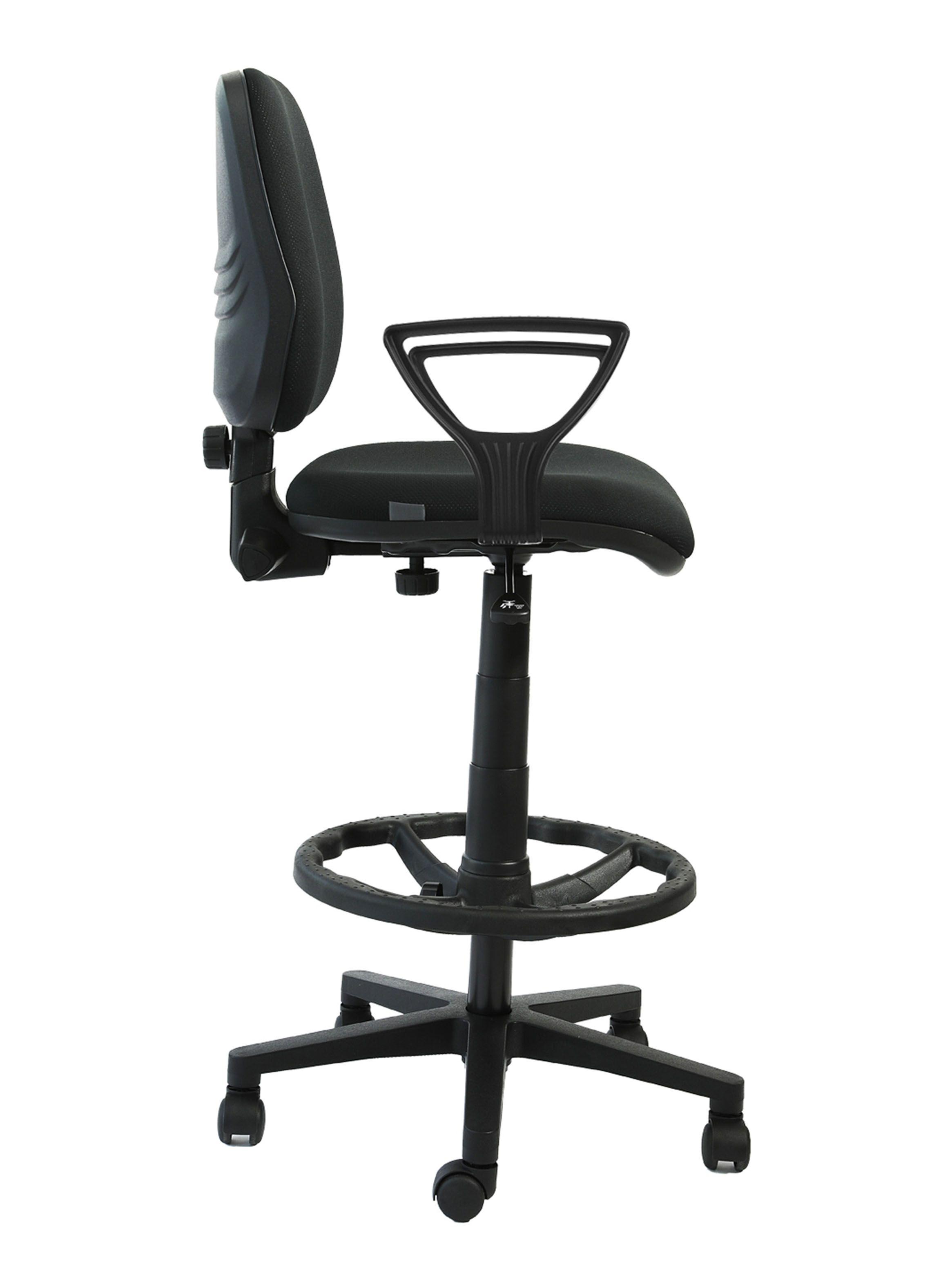 Silla Cajero Rudy con Brazos Negro-4