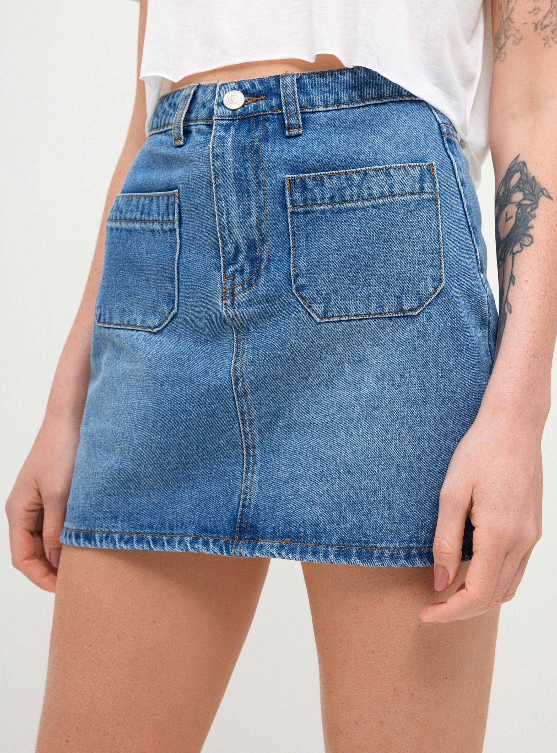 Falda Bolsillo Denim-2