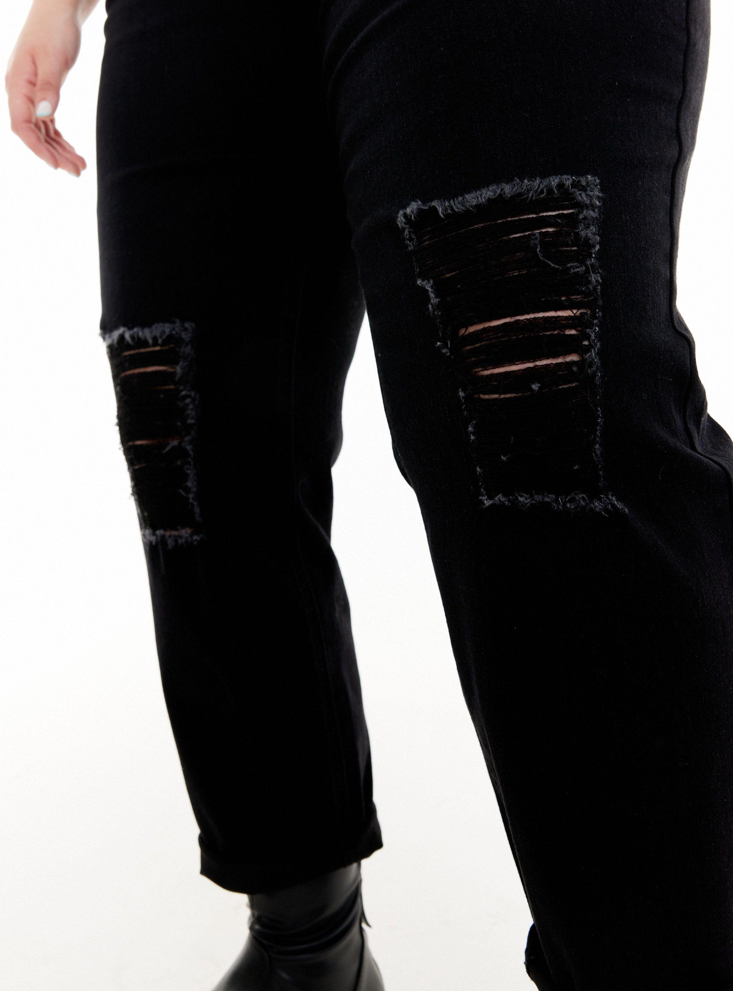 Jeans Mom con Roturas-2
