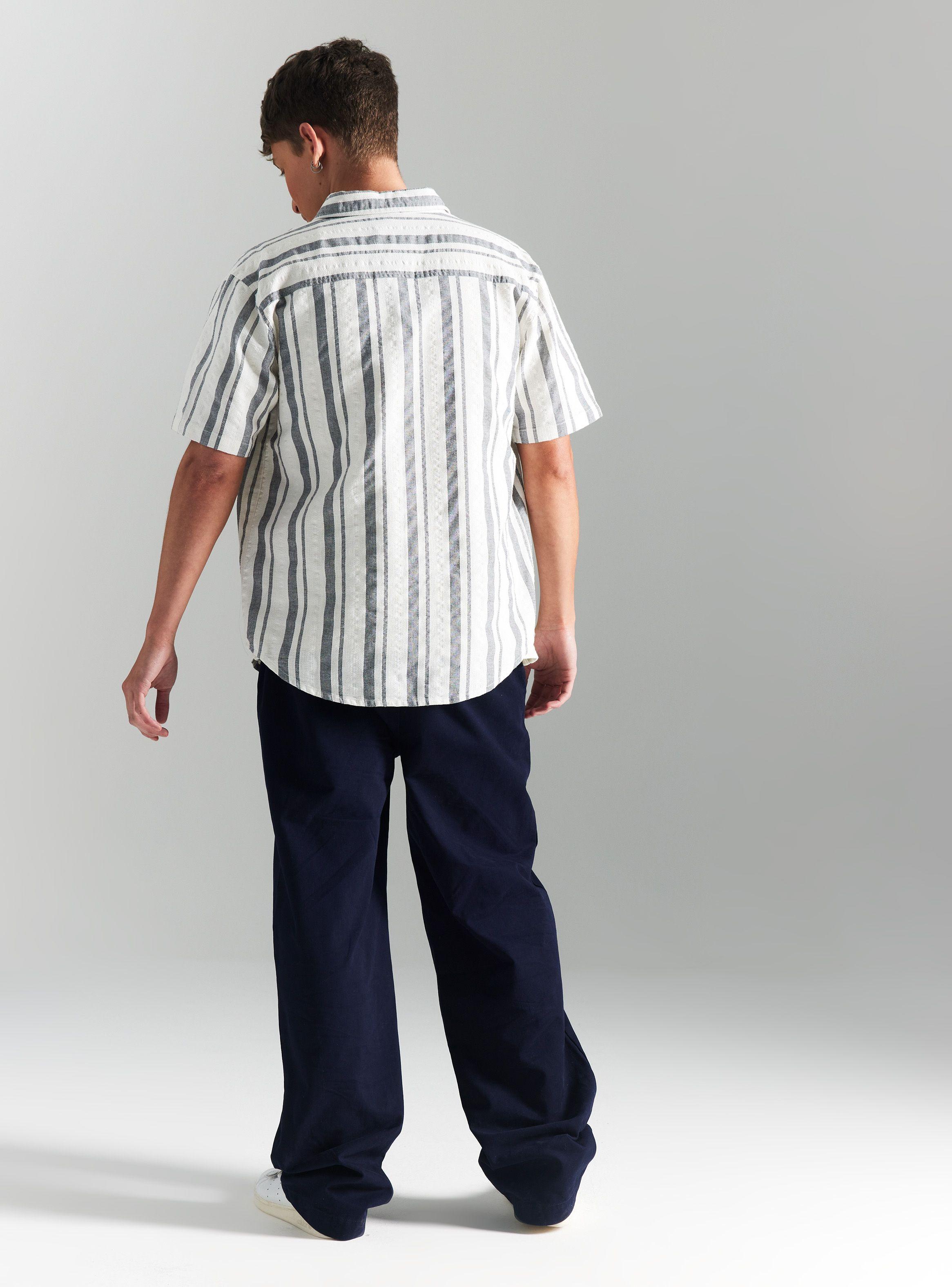 Camisa Casual Tejida Rayas-5