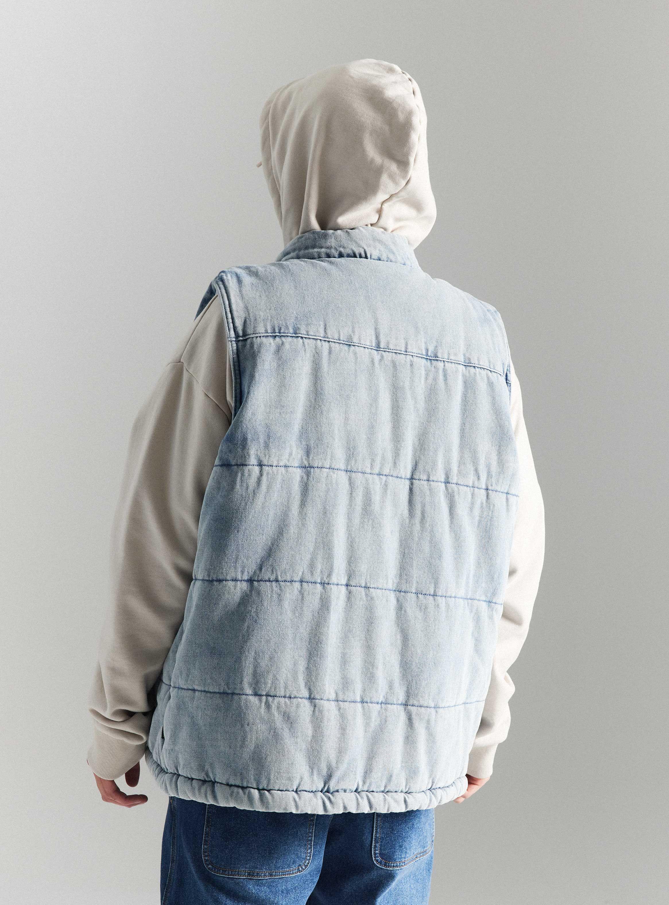 Chaqueta Puffa Mezclilla-1