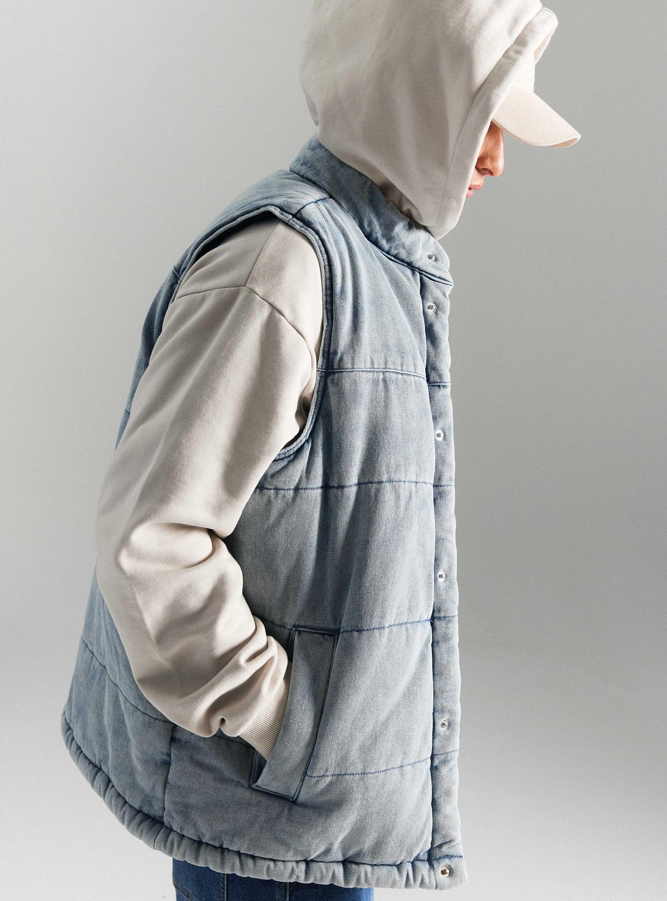 Chaqueta Puffa Mezclilla-3