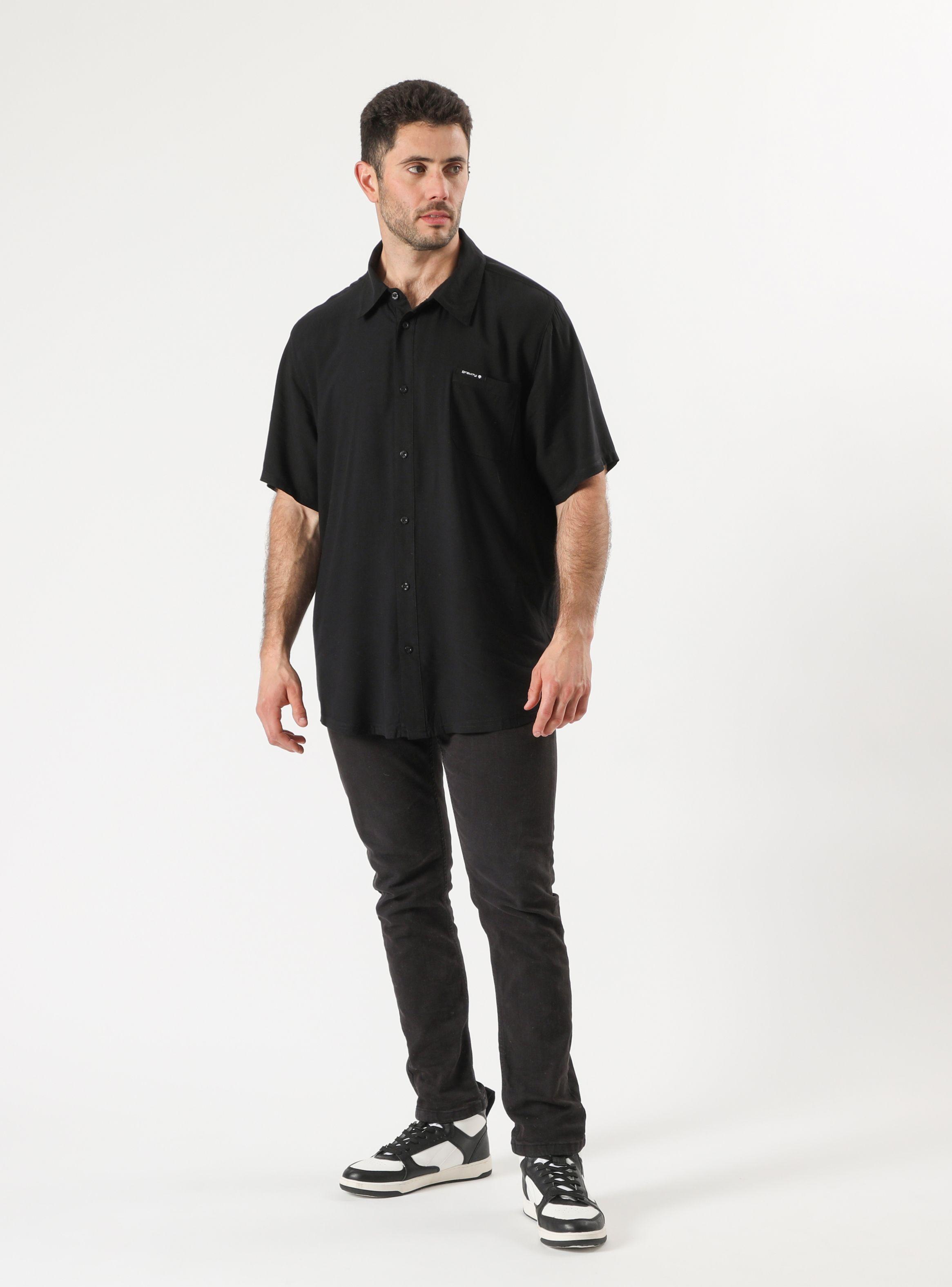 Camisa Manga Corta un Color-3
