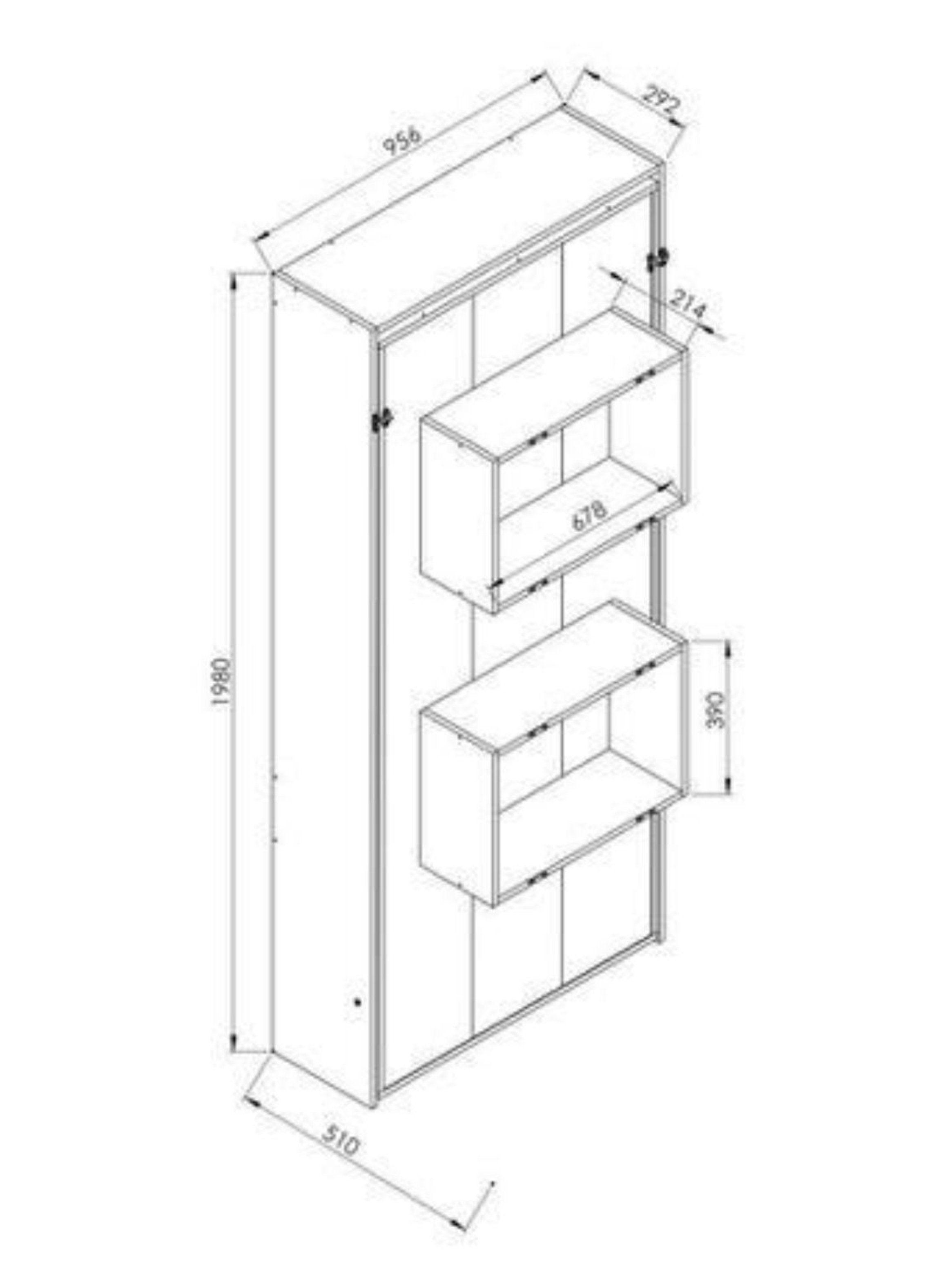 Cama Plegable Vertical Manhathan 1 Plaza-1