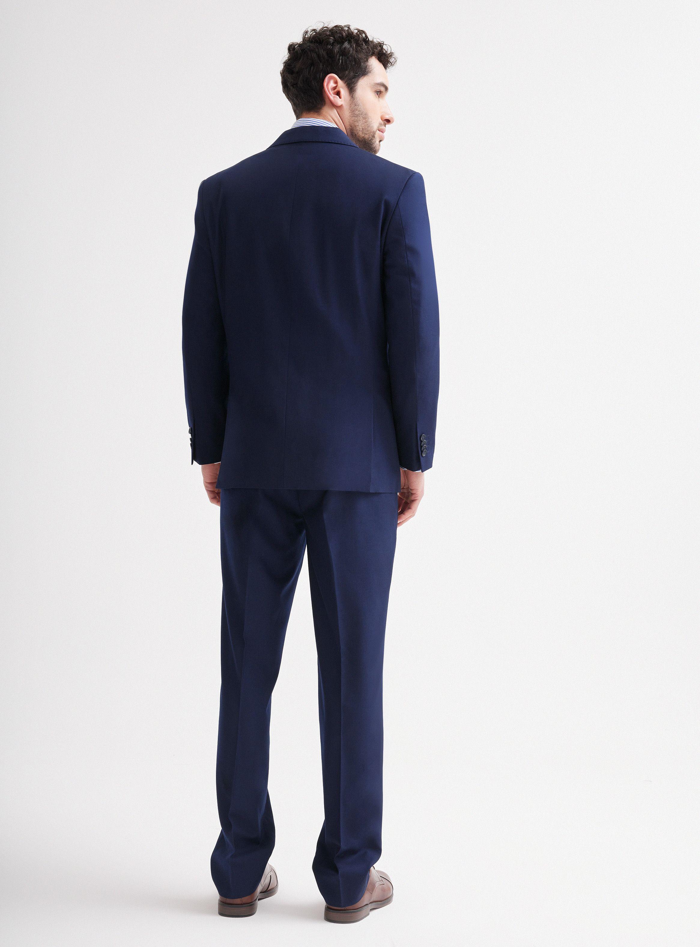 Traje Lana Poliéster Liso Regular Fit de Arrow