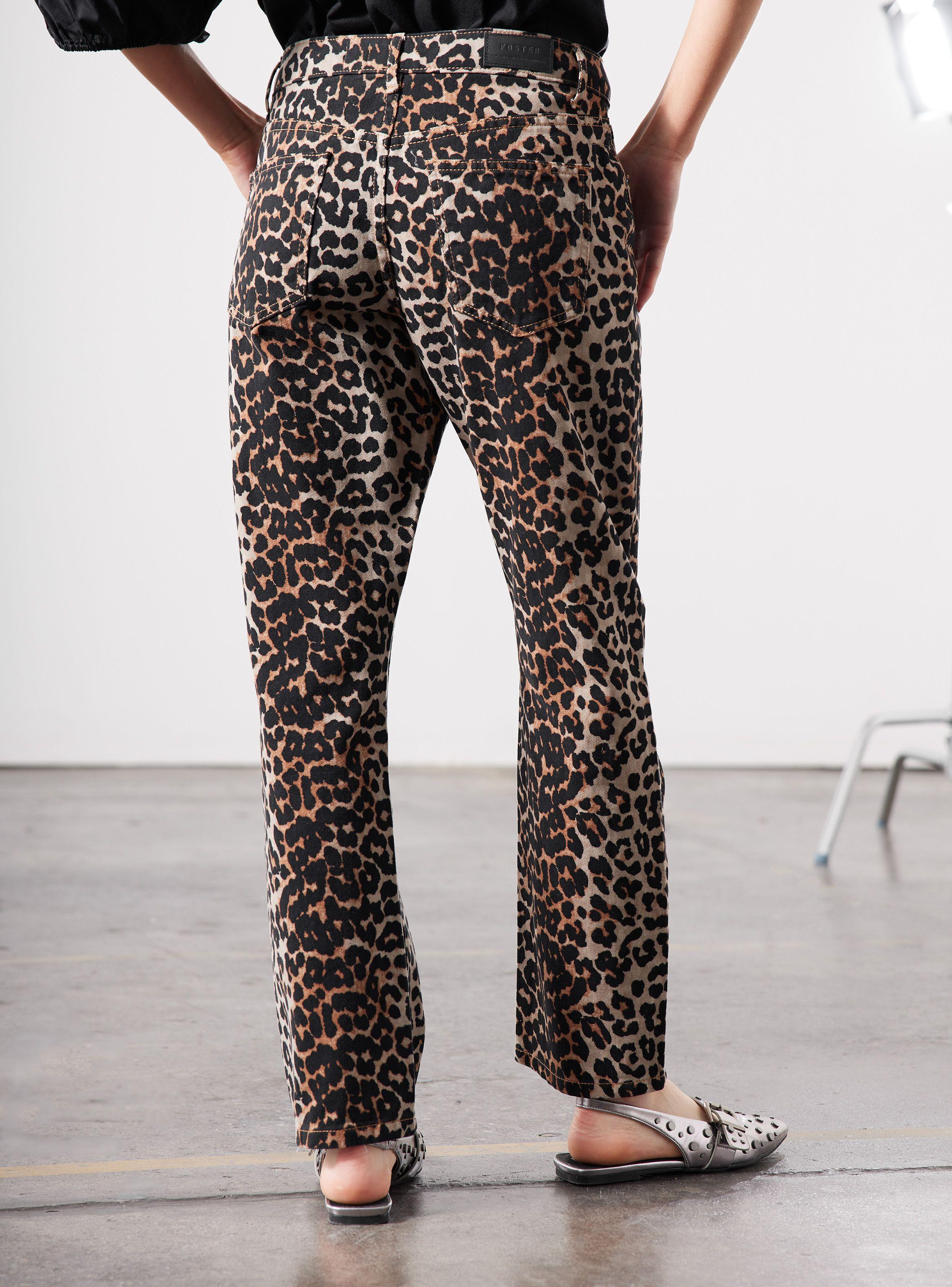 Jeans Animal Print Slim Fit-1