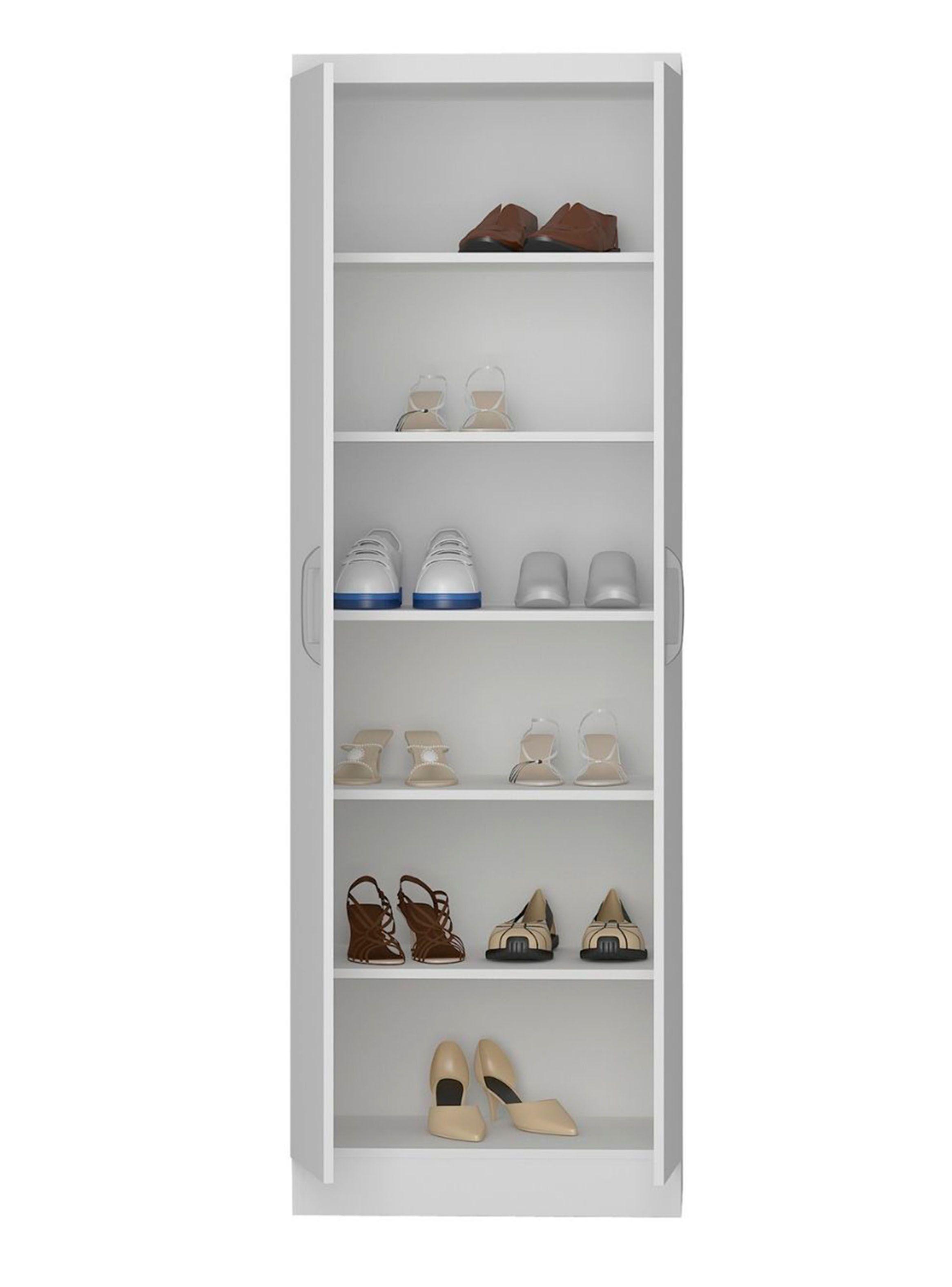 Estante Organizador con 2 Puertas Pop Castaño-2