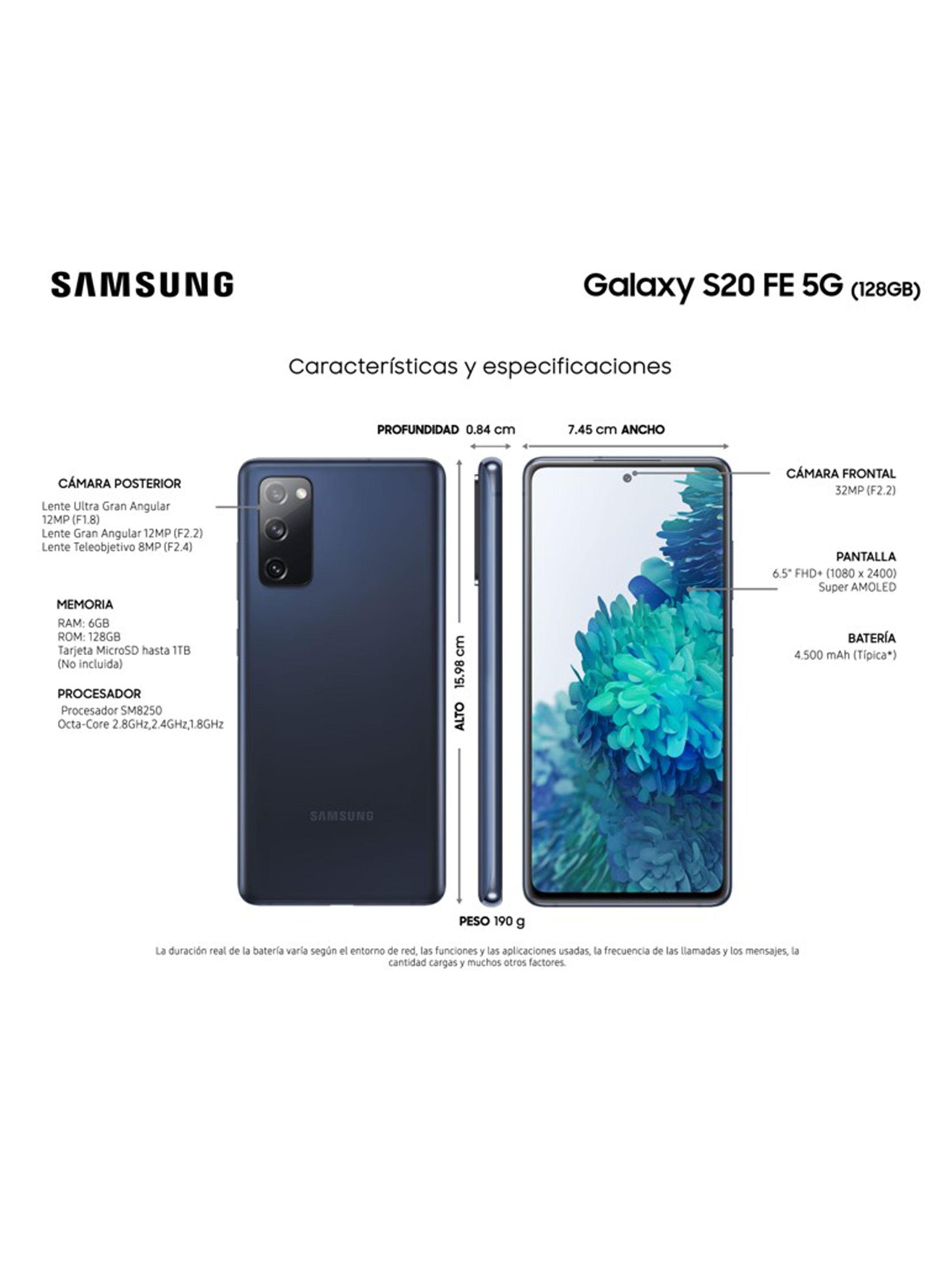 Smartphone Galaxy S20FE 5G 128GB Blue Liberado-5