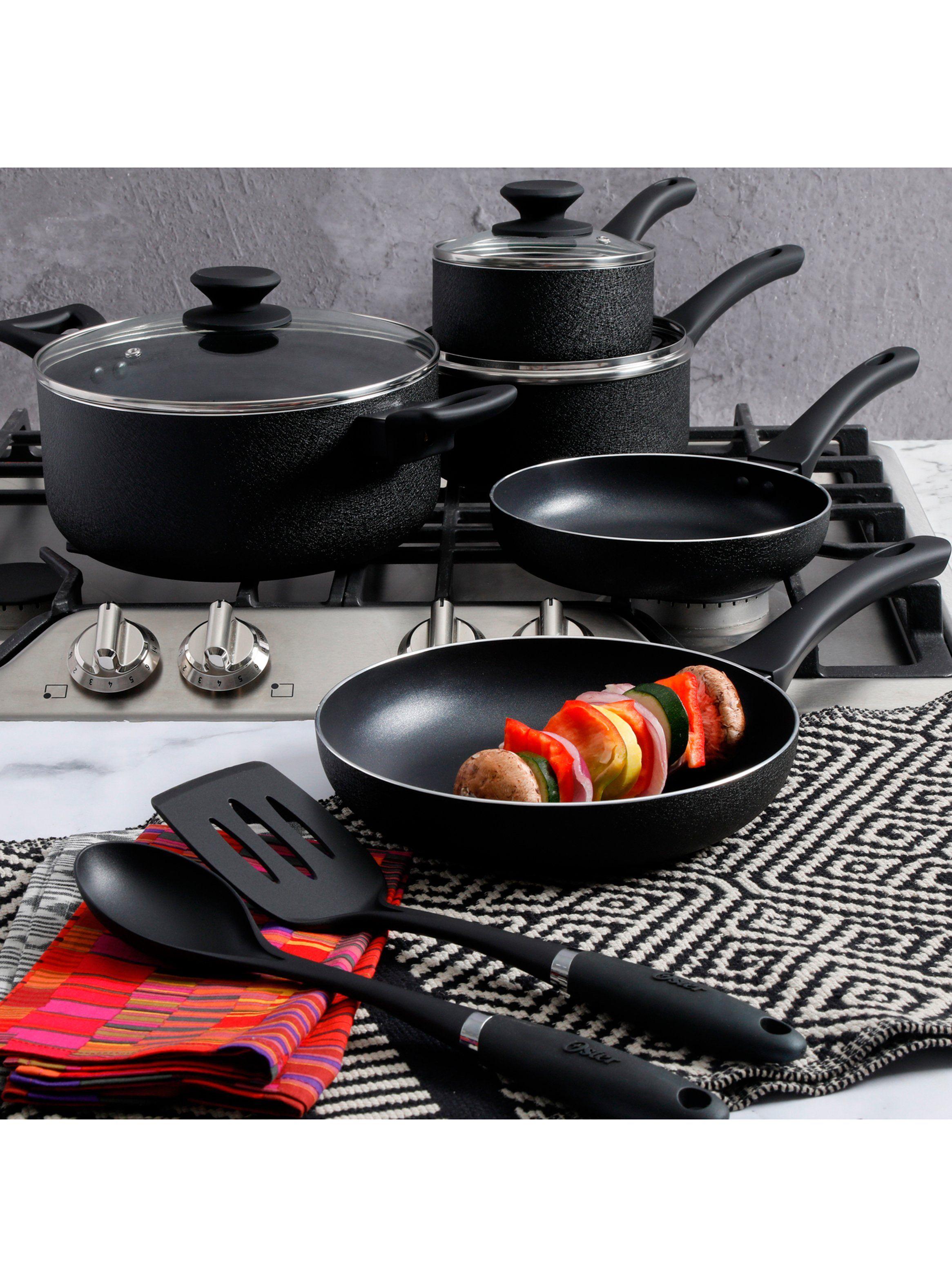 Batería de Cocina Ashford 10 Piezas Negro-2