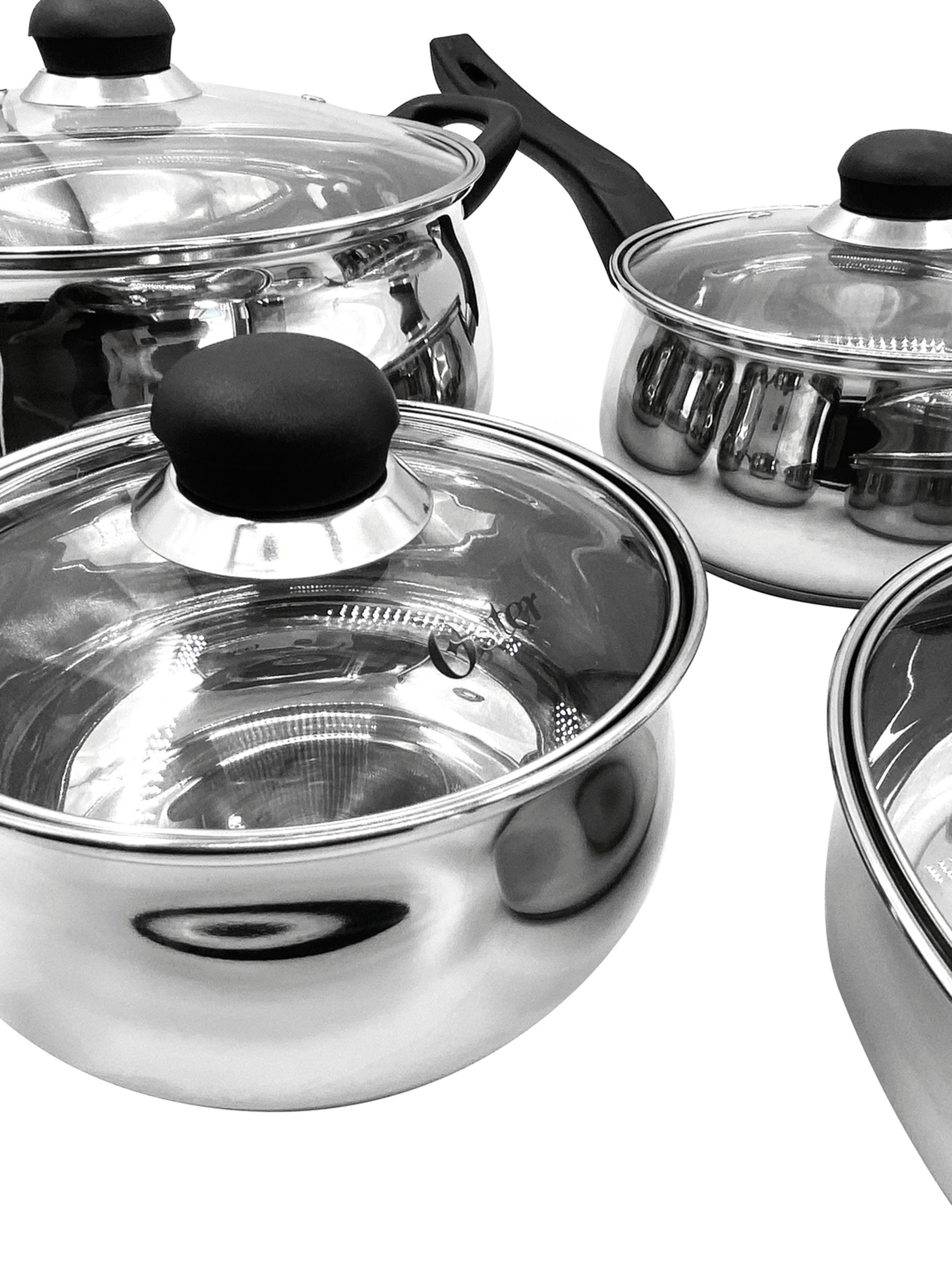 Batería de Cocina Rametto 8 Piezas Aluminio-1