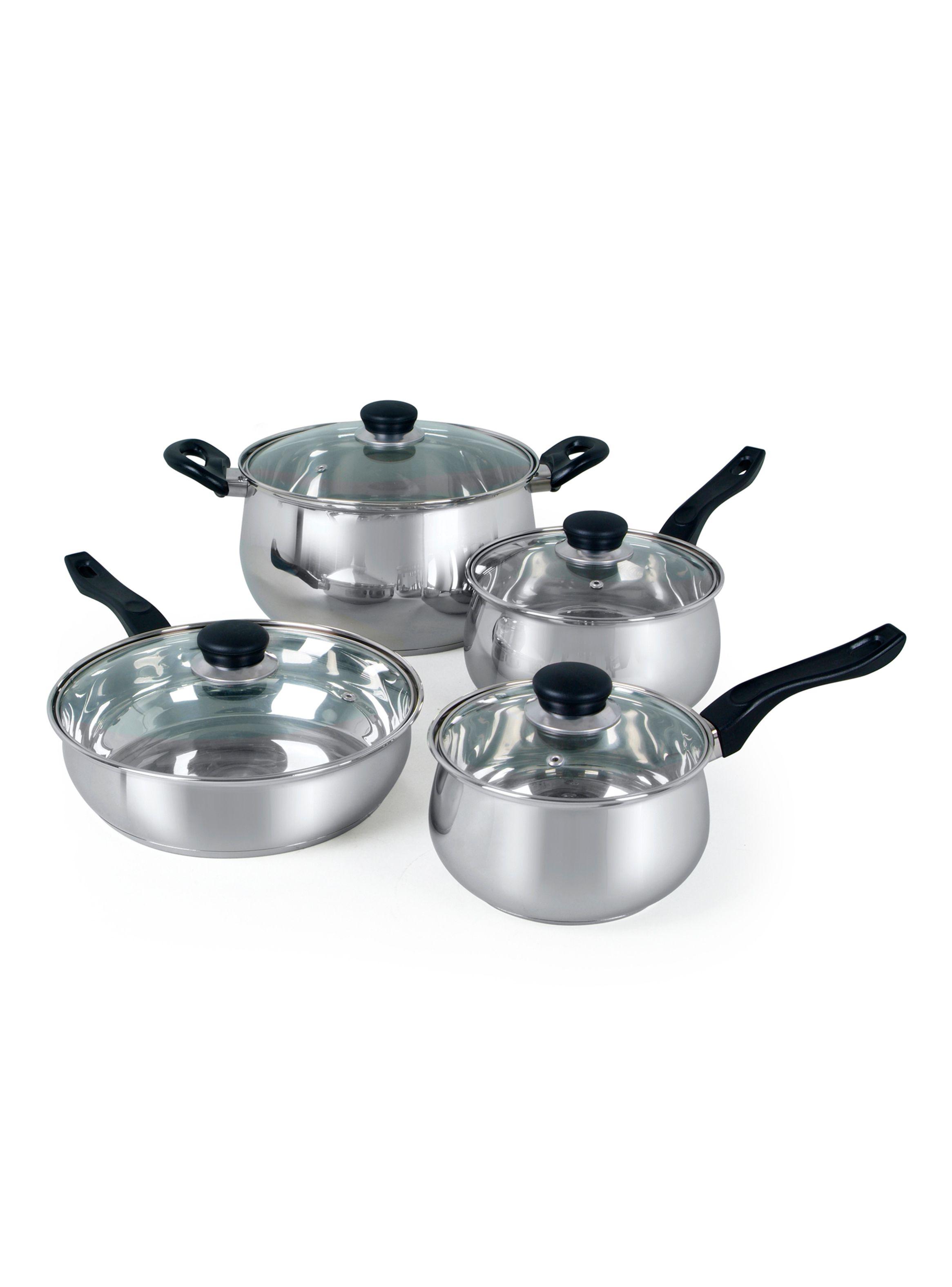 Batería de Cocina Rametto 8 Piezas Aluminio-0