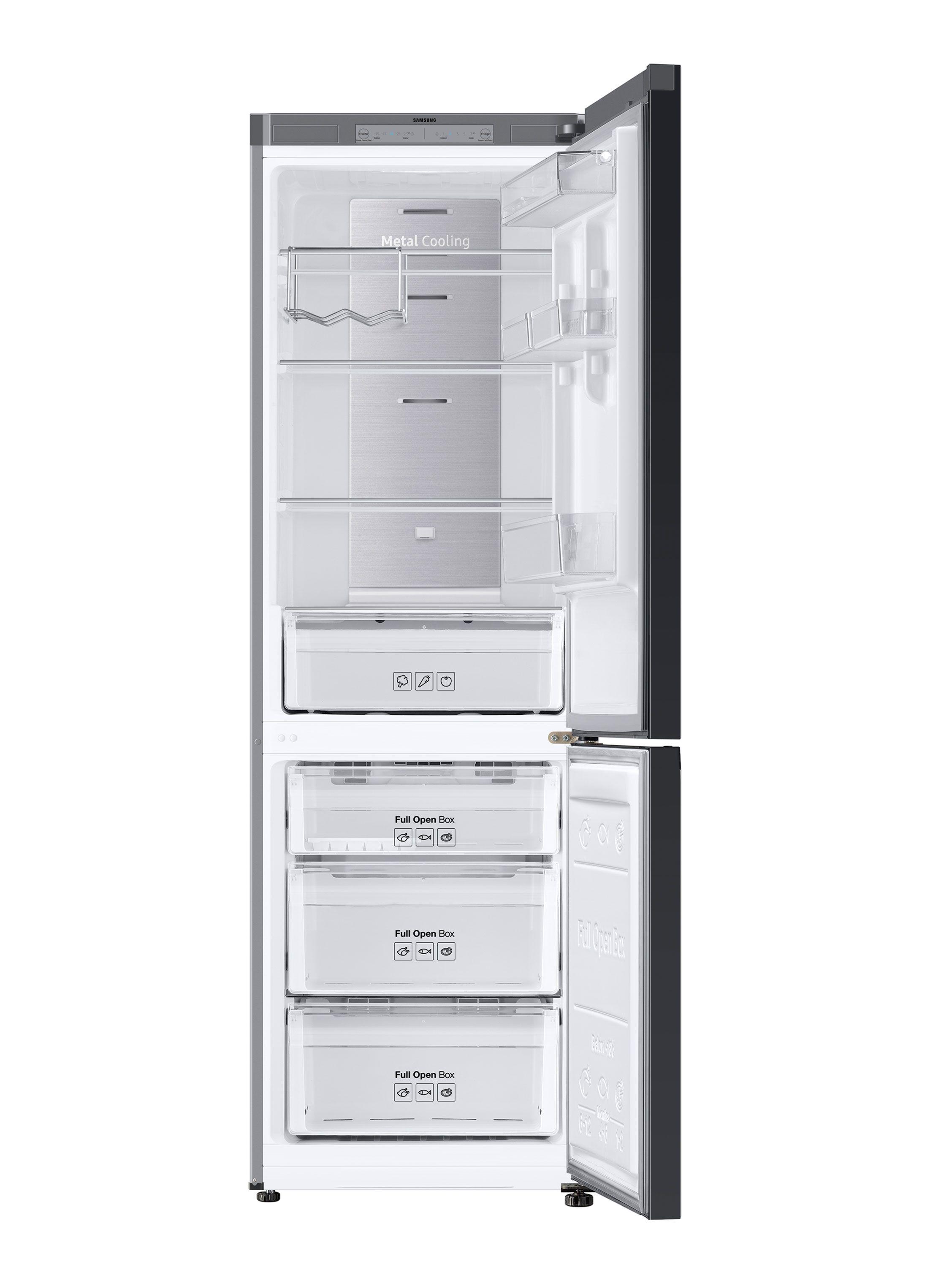 Refrigerador Bottom Freezer BMF Bespoke 328 Litros con Space Max Cotta White Arriba-2