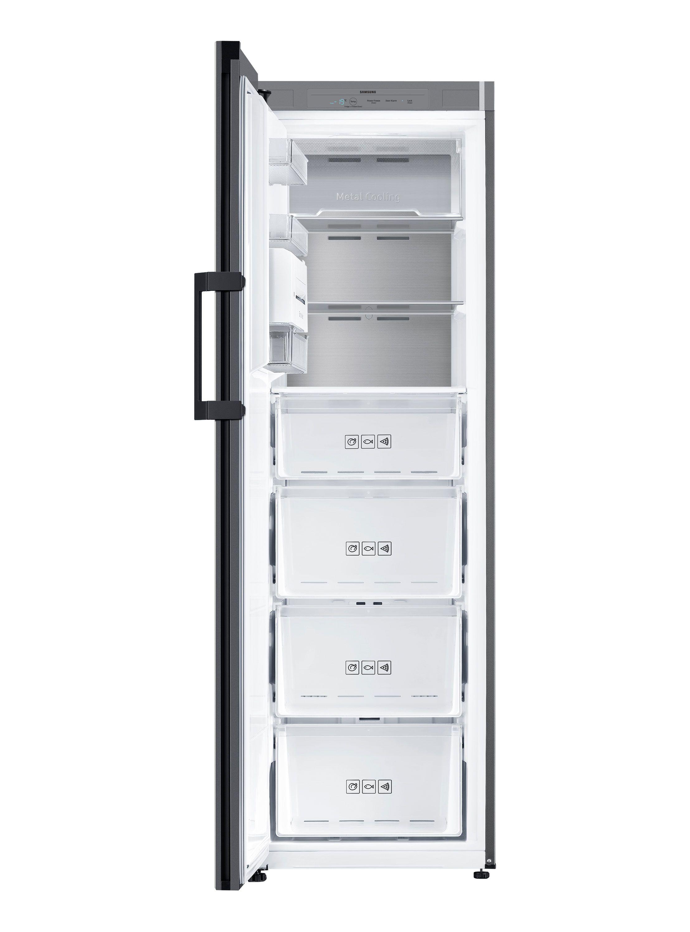 Refrigerador y Congelador 1 DR Bespoke Flex 315 Litros con Slim Ice Maker Cotta White-1