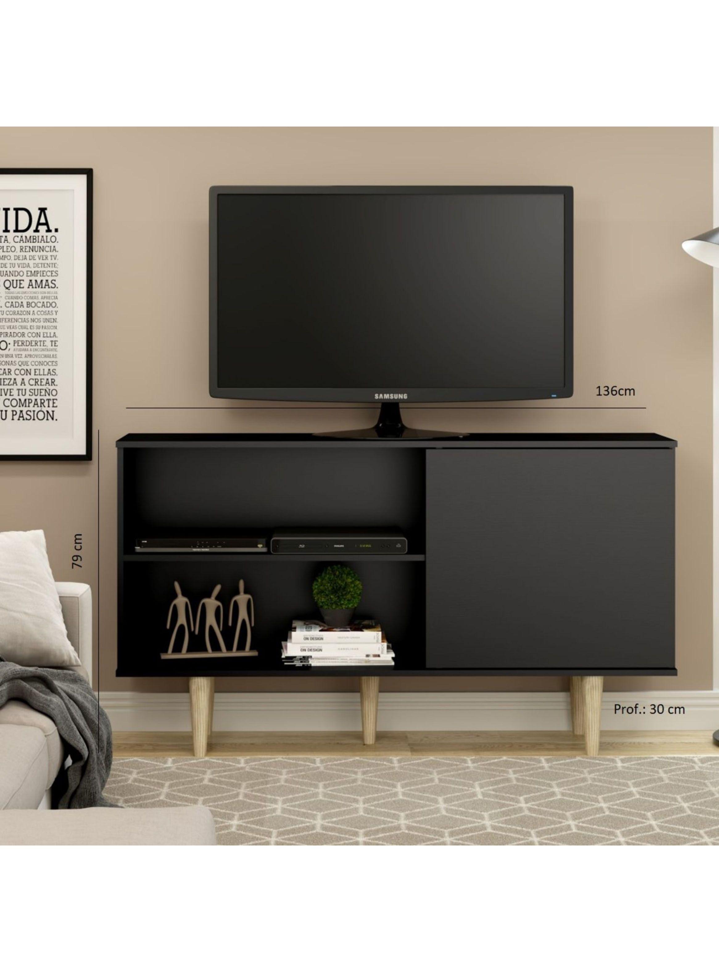 Rack Tv 50" Padua Negro Tx-1