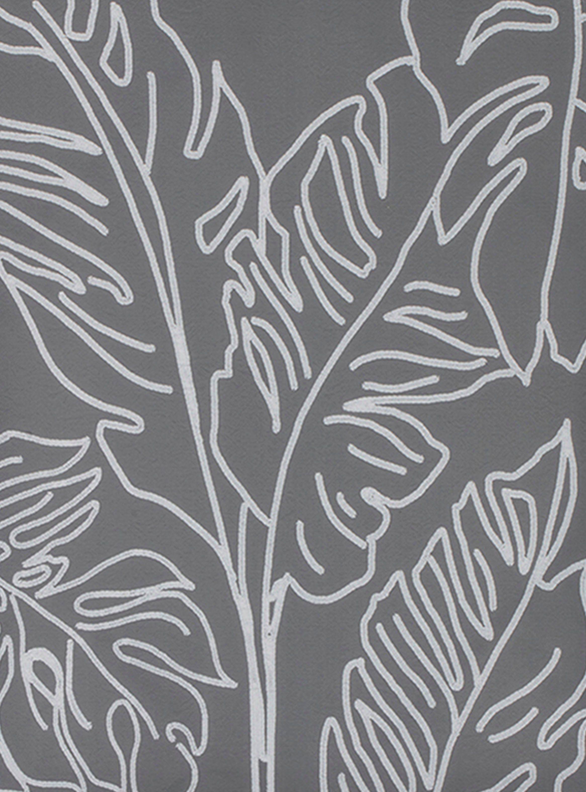 Cuadro Hoja Gris 40x50 cm-2