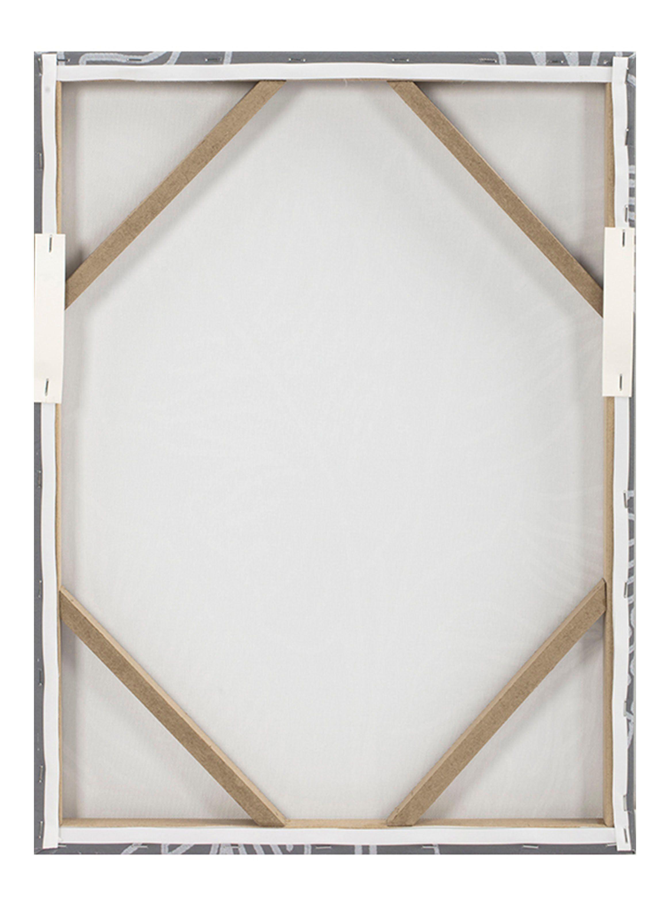 Cuadro Hoja Gris 40x50 cm-3