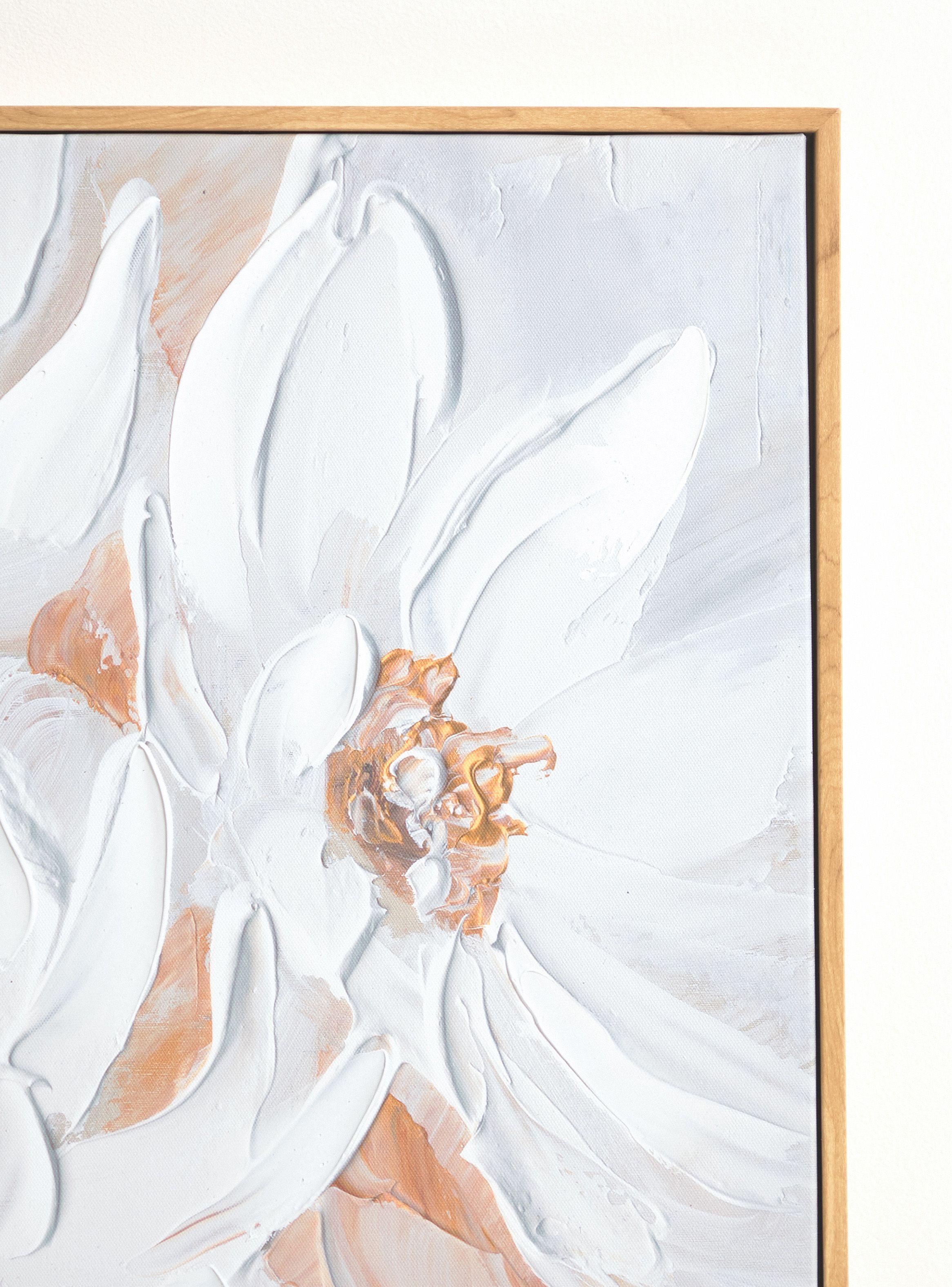 Cuadro Triflor Blanca 60x80 cm-2