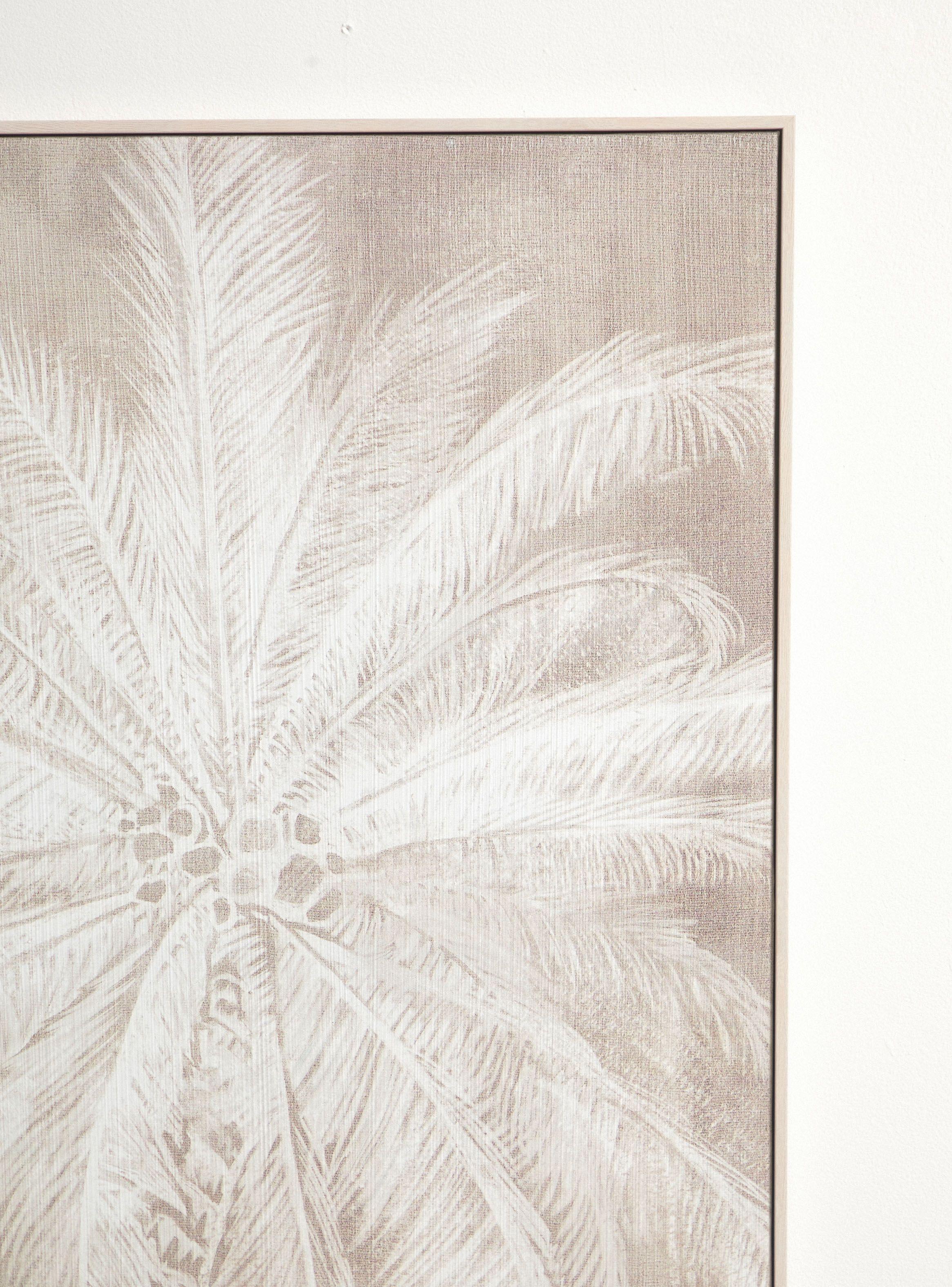 Cuadro Palmera Blanca A 60x90 cm-2