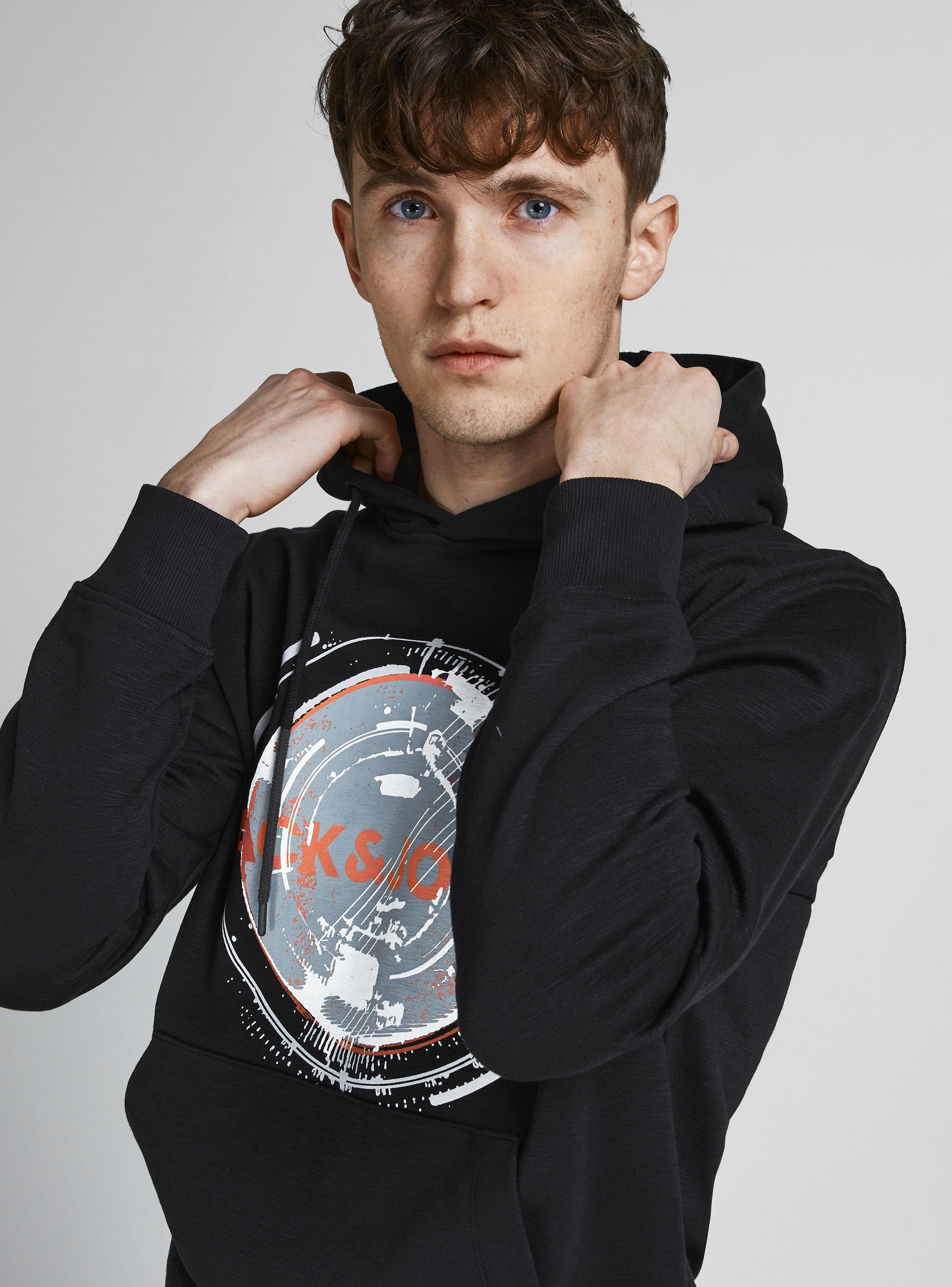 Polerón Hoodie Print Front Logo-2