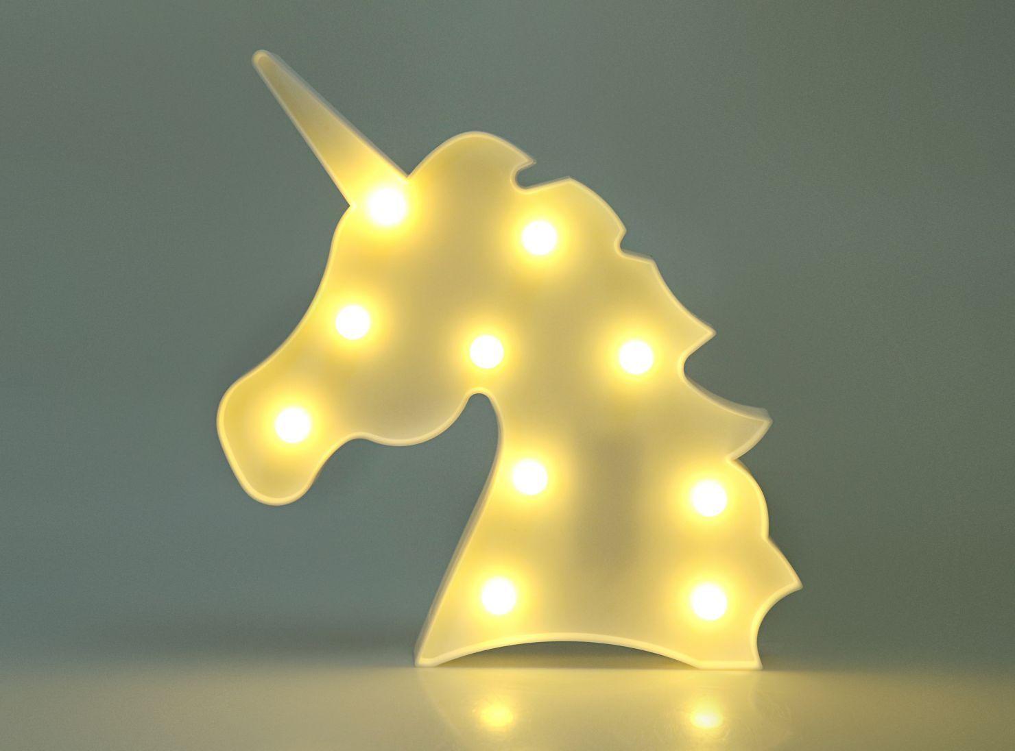 Unicornio Attimo con Luces Led 24.5 x 22.5 x 4.9 cm-2