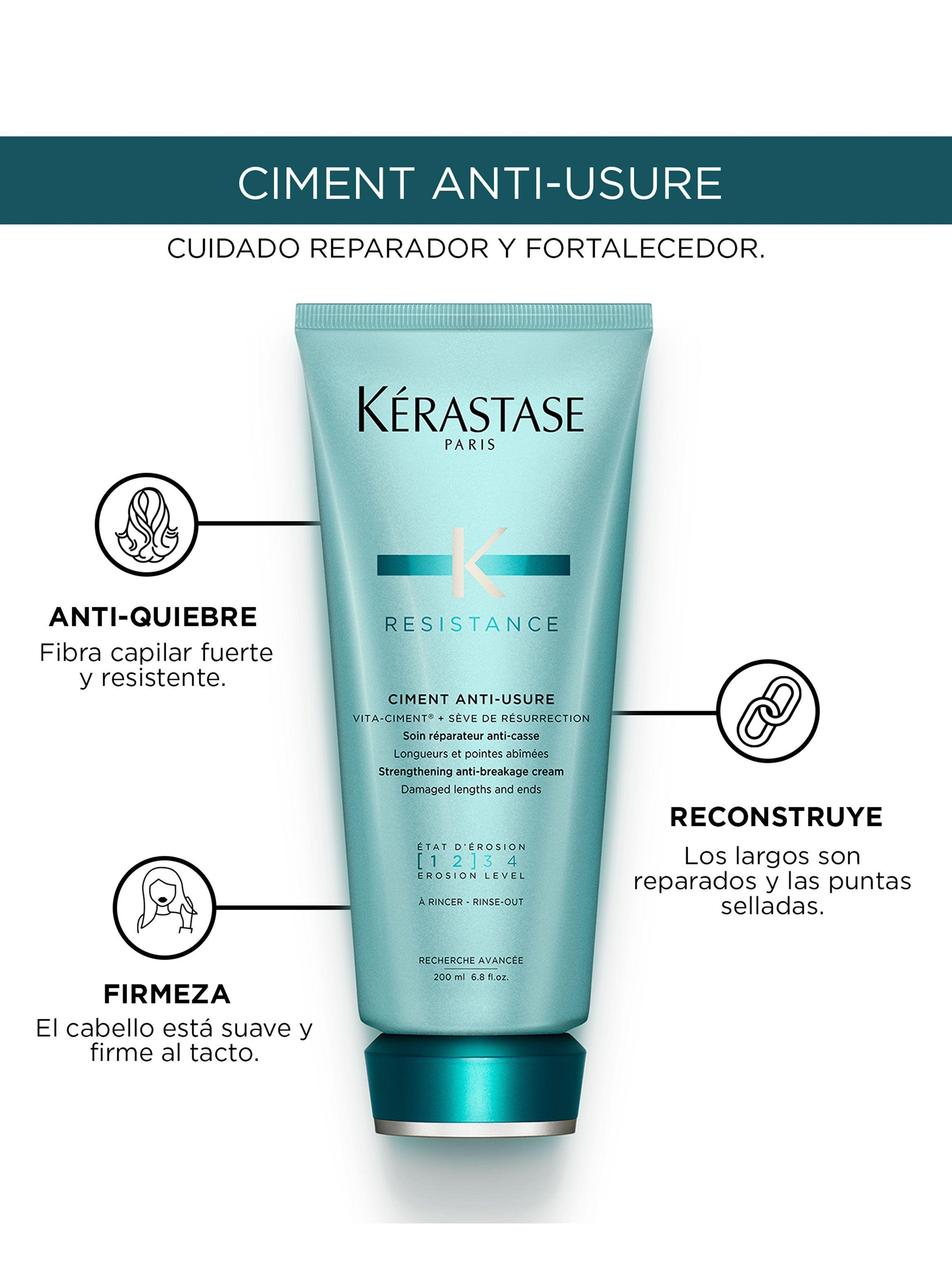 Set Fortalecedor Cabello Debilitado Resistance Shampoo 250ml + Acondicionador 200ml + Tratamiento 150ml-3