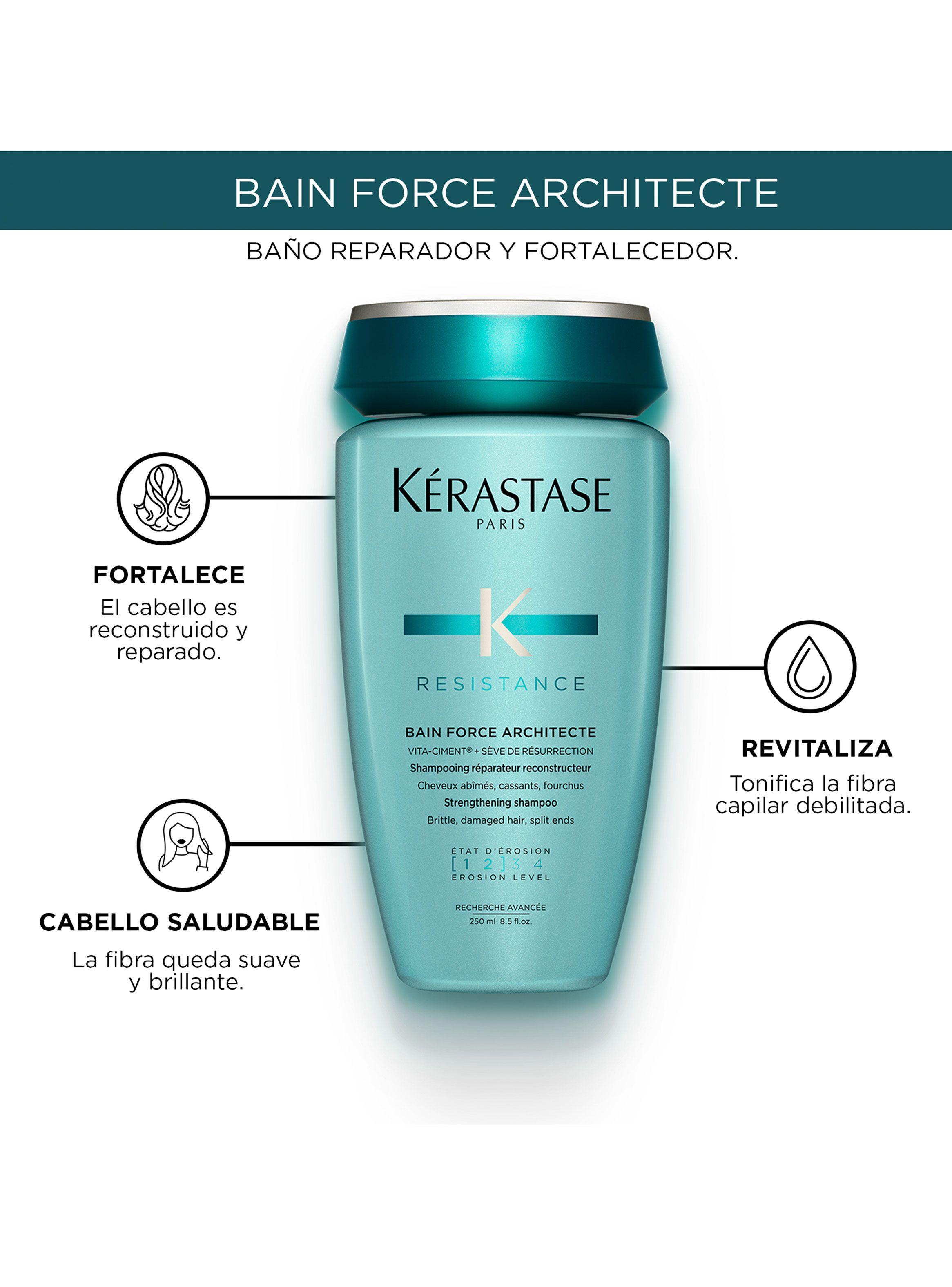 Set Fortalecedor Cabello Debilitado Resistance Shampoo 250ml + Acondicionador 200ml + Tratamiento 150ml-2