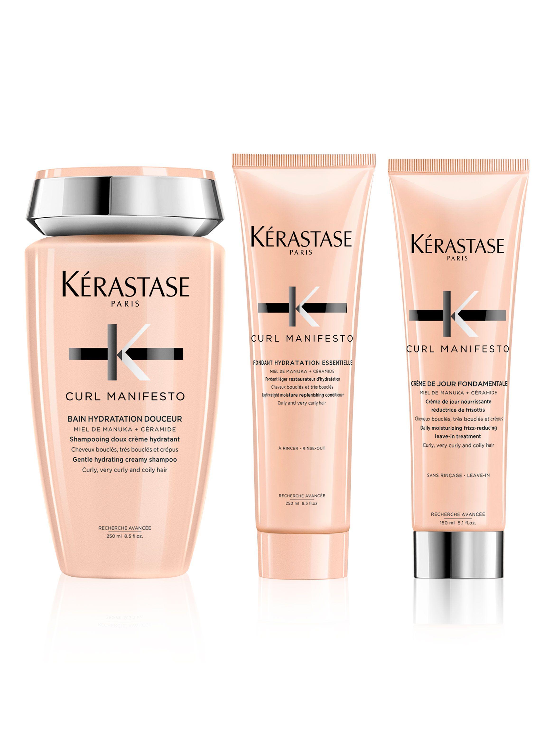 Set Cabello Rizado Curl Manifesto Shampoo 250ml + Acondicionador 250ml + Tratamiento 150ml-0
