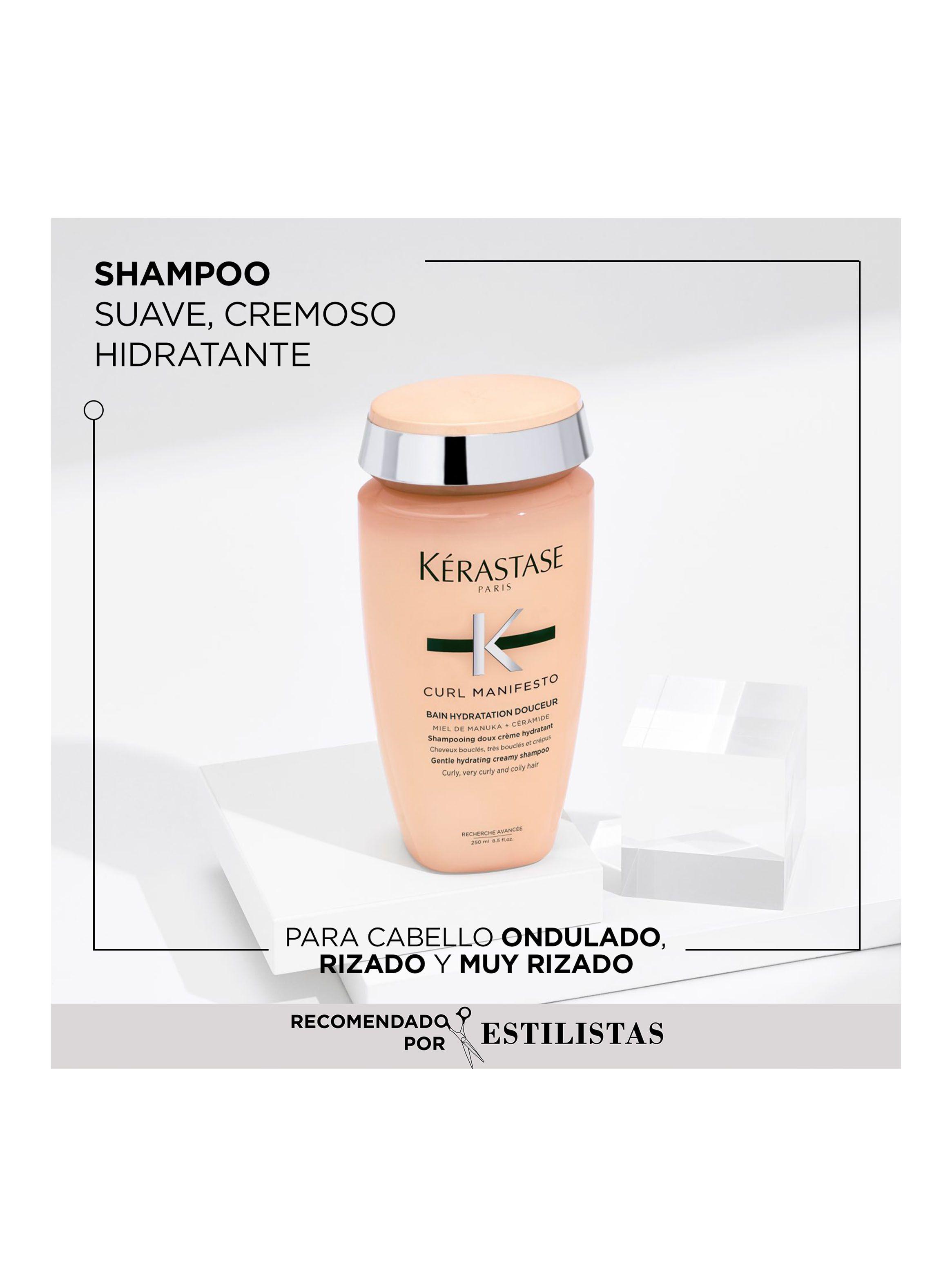 Set Hidratación Cabello Rizado Curl Manifesto Shampoo 250ml +  Máscara 200ml Kérastase-1