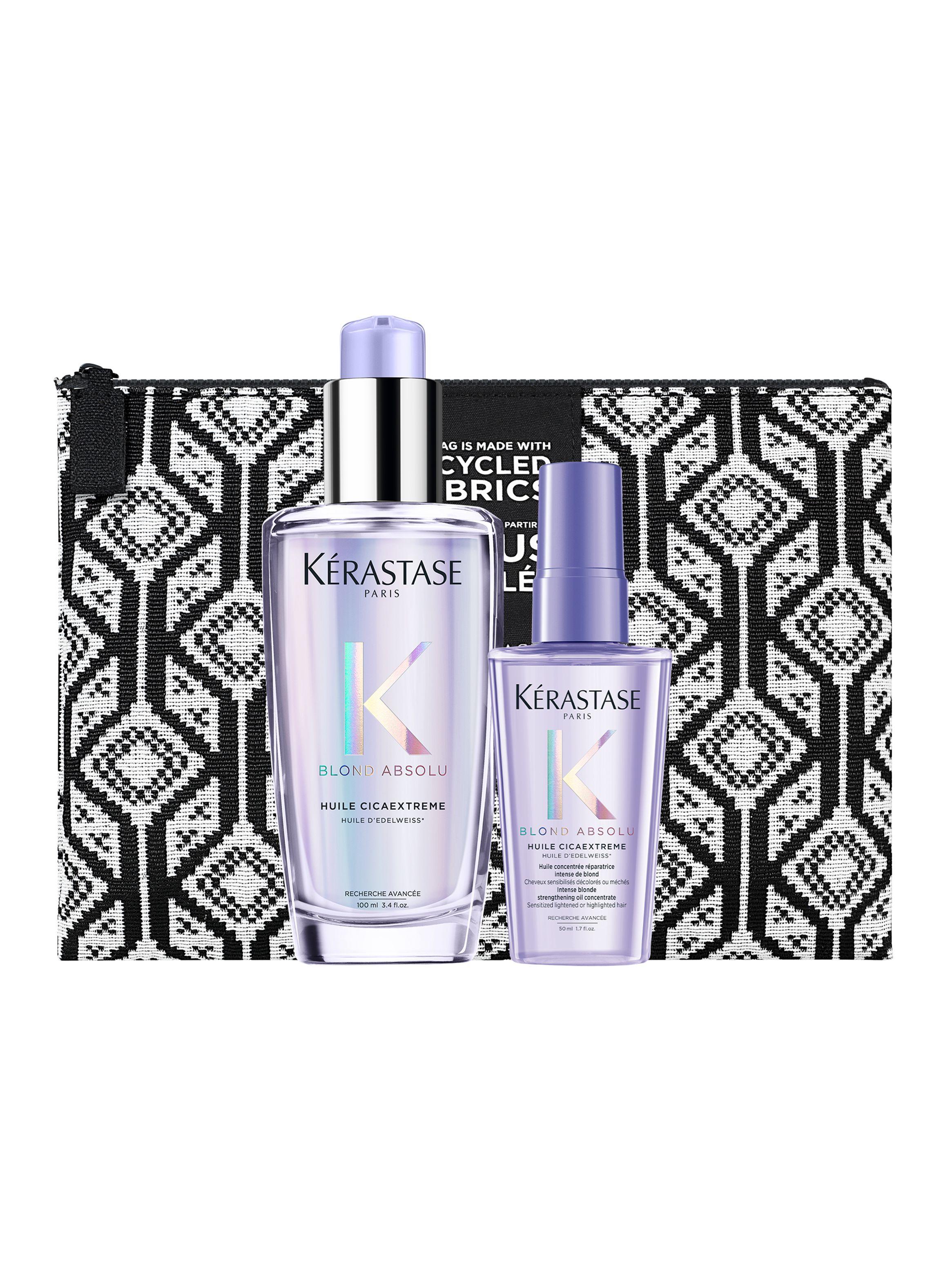 Set Reparación Cabello Rubio o Decolorado Blond Absolu Huile Cicaextreme 100ml + Aceite 50ml Kérastase-0