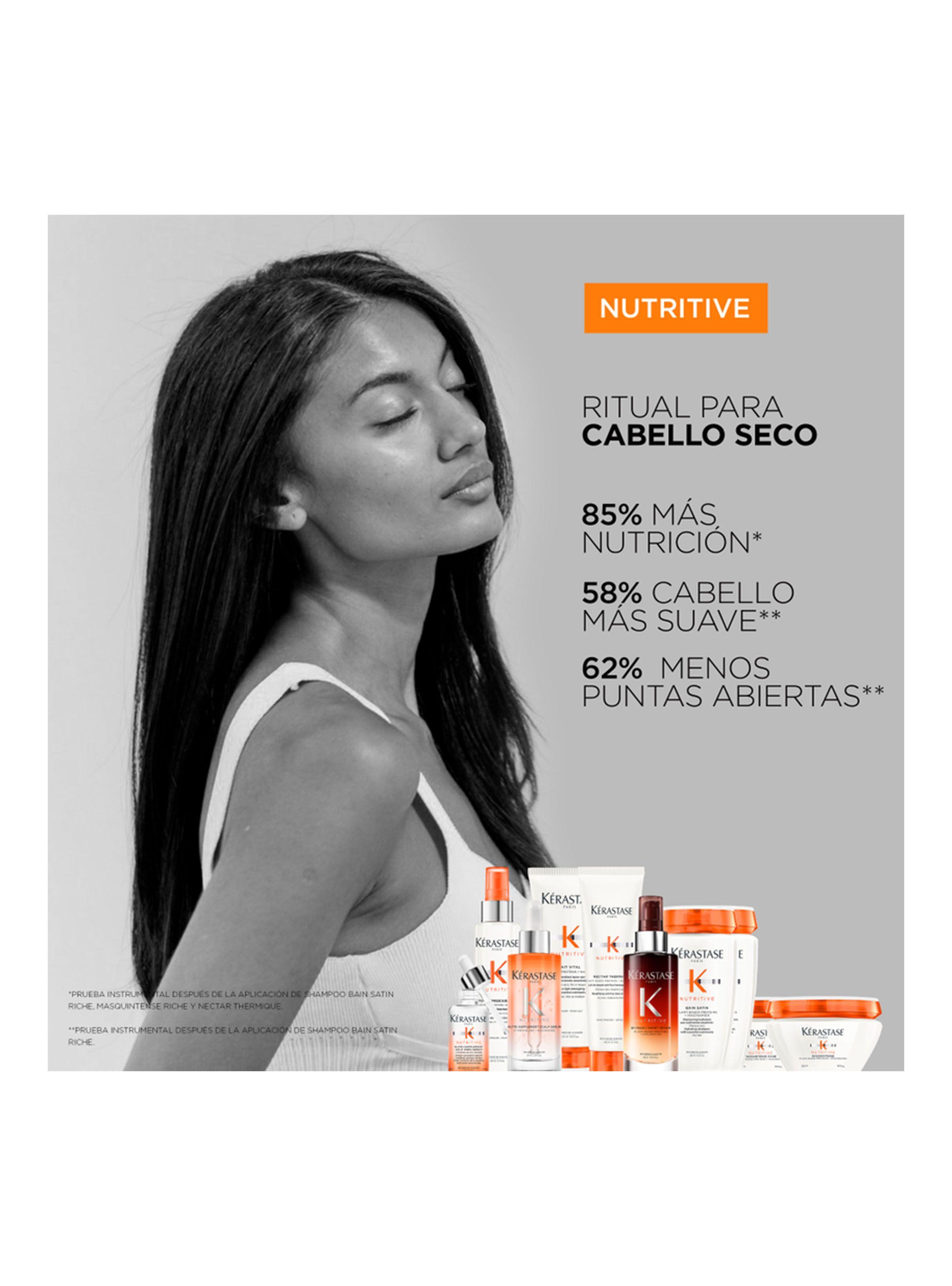 Set Cabello Seco Nutritive Sérum 8H Magic Night Repair 90ml + Aceite LHuile Originale Elixir Ultime 50ml Kérastase-4