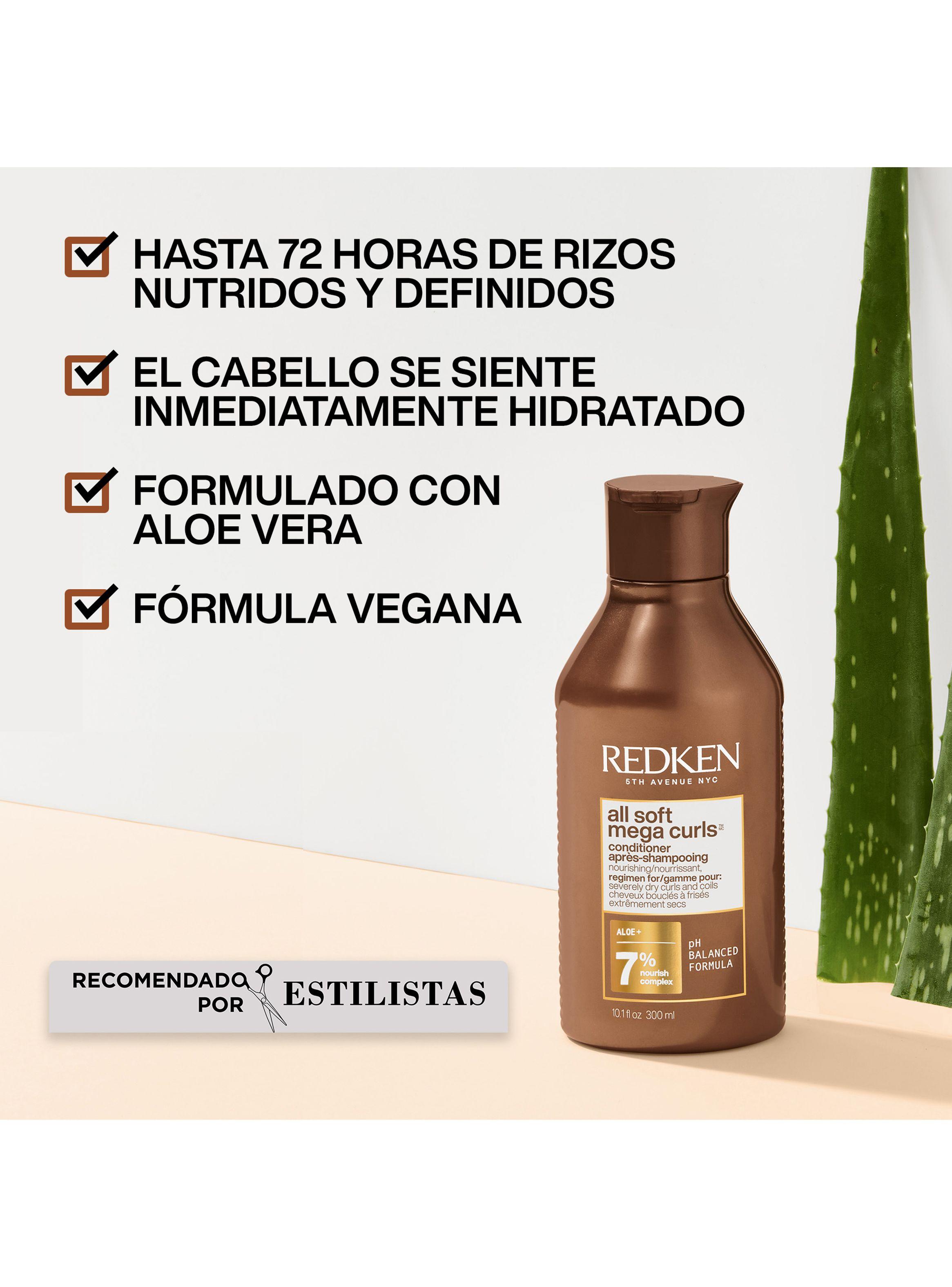Set Nutrición Cabello Rizado Seco All Soft Mega Curls Shampoo Sin Sulfatos 300ml + Acondicionador 300ml-2