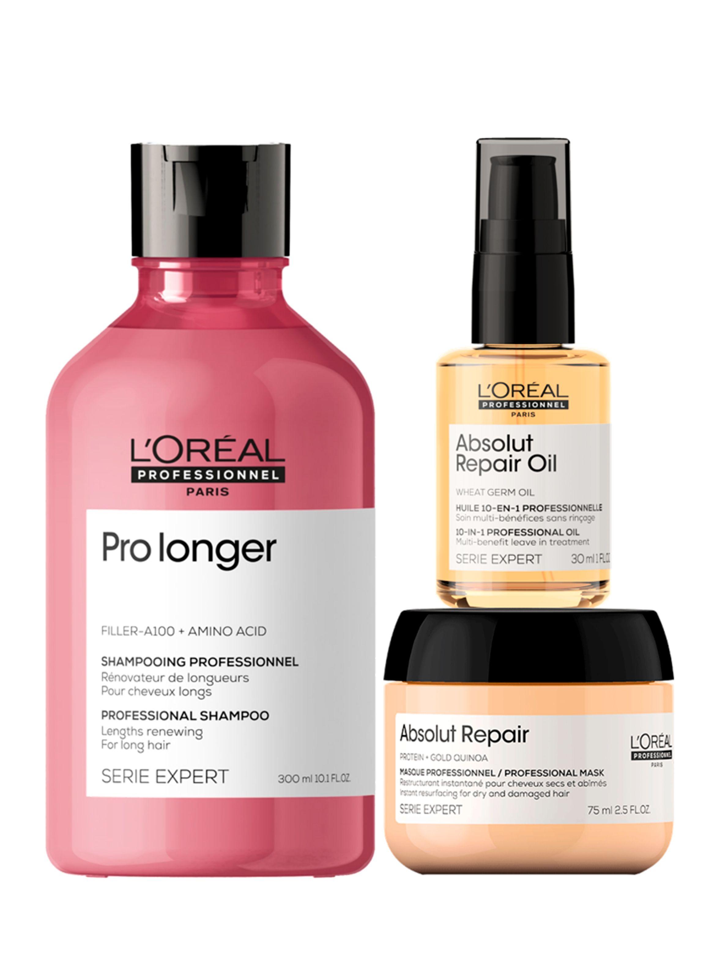 Set Fortalecedor Cabello Largo Pro Longer Shampoo 300ml + Máscara 75ml + Aceite 30ml-0