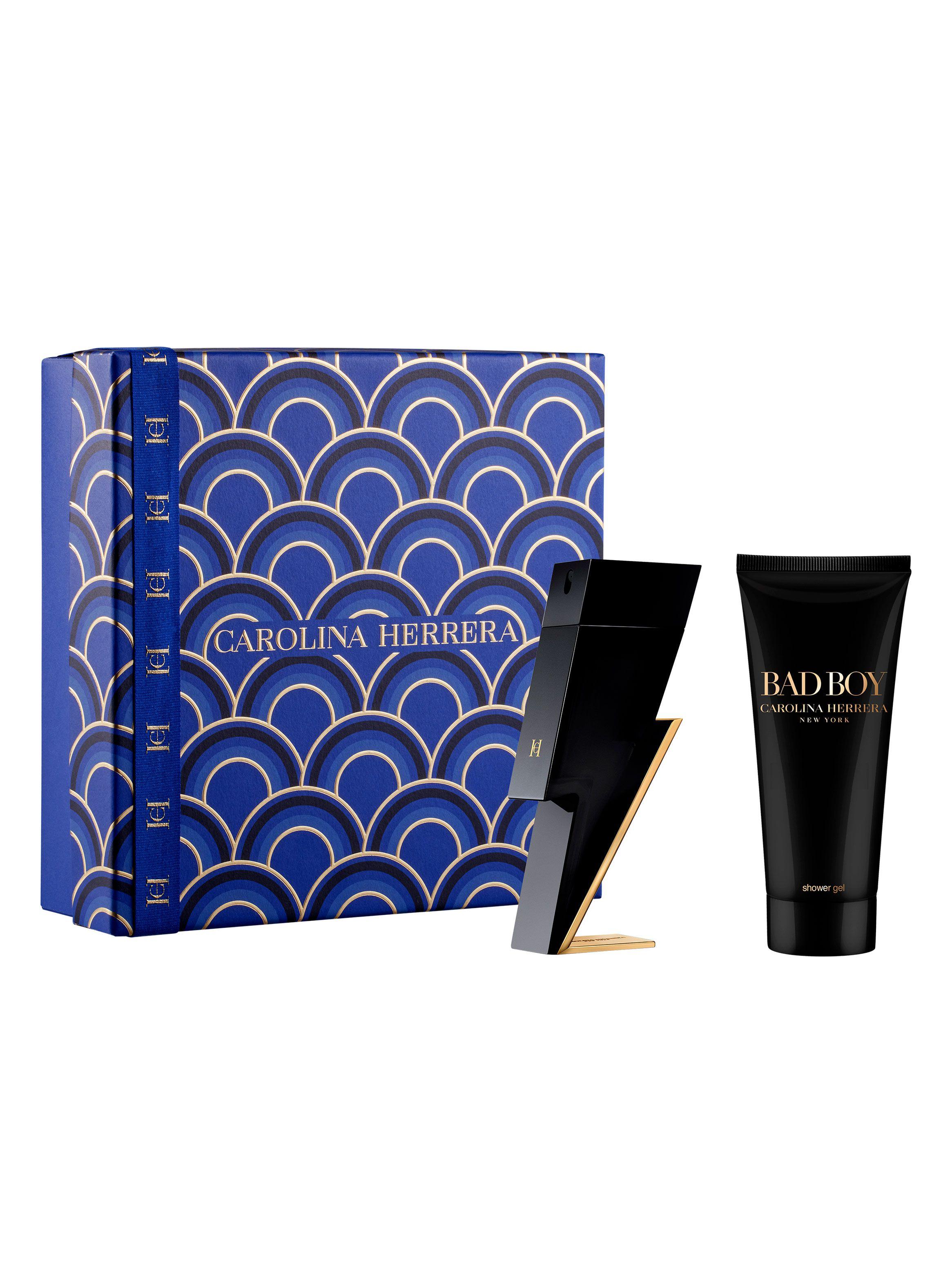 Set Perfume Bad Boy EDT Hombre 50 ml + Shower Gel 100 ml Carolina Herrera-0