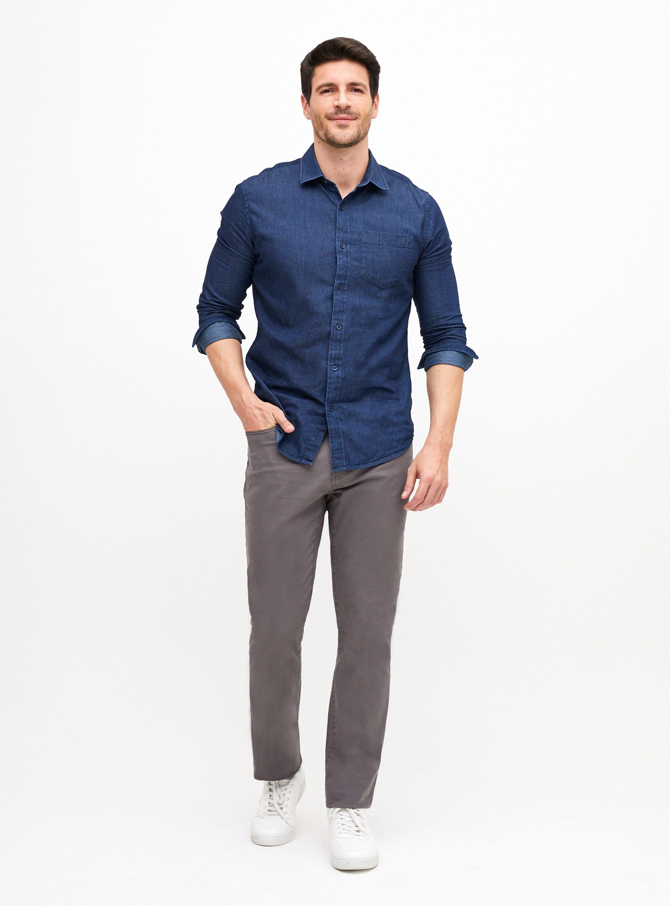 Pantalón Básico 5 Bolsillos Color-3