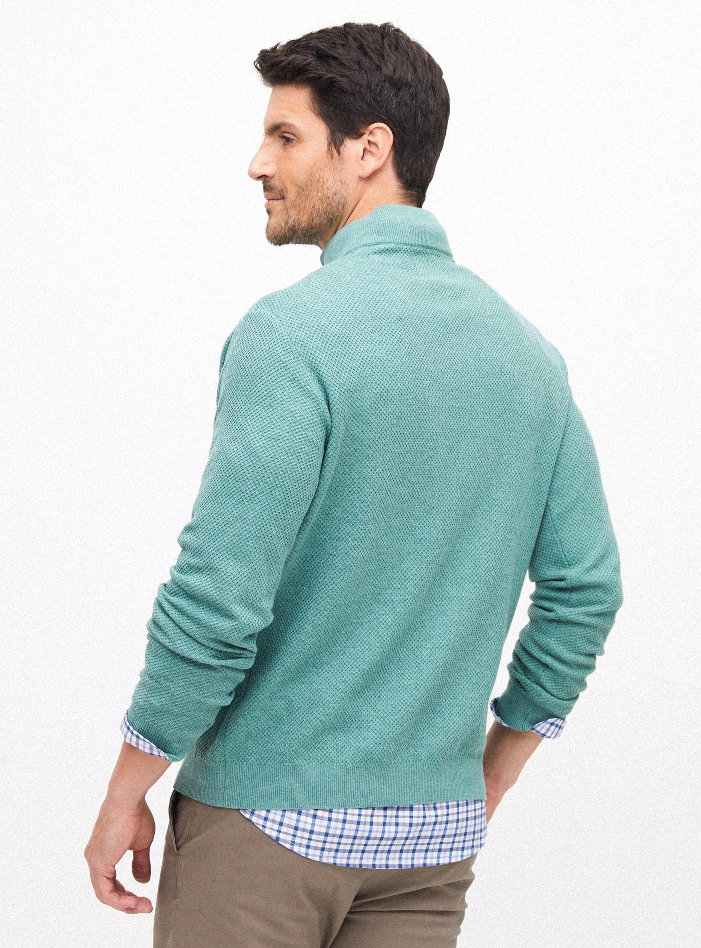 Sweater Half Zipper Liso-1
