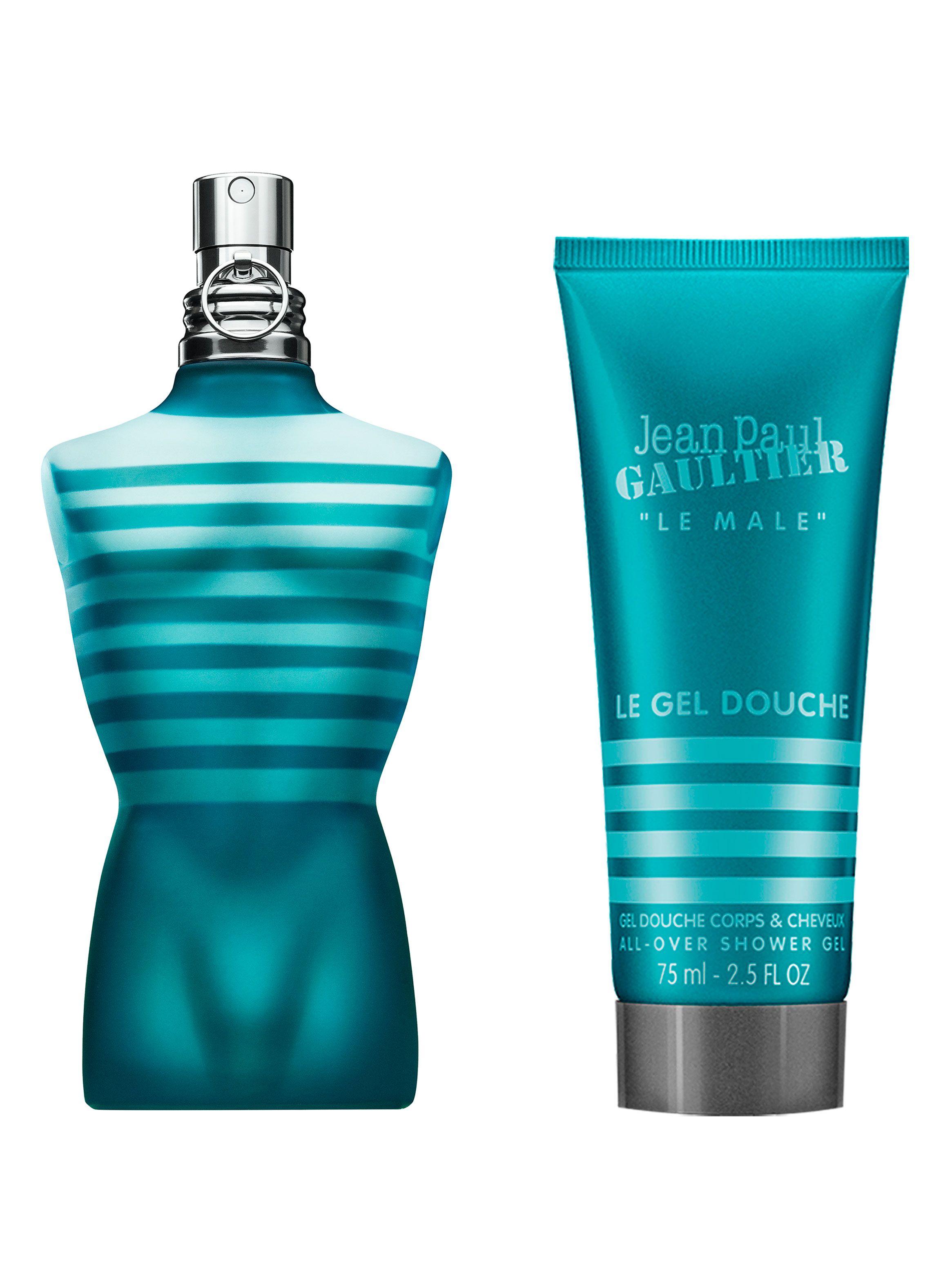 Set Perfume Le Male EDT Hombre 75 ml + All Over Gel de Baño 75 ml-1