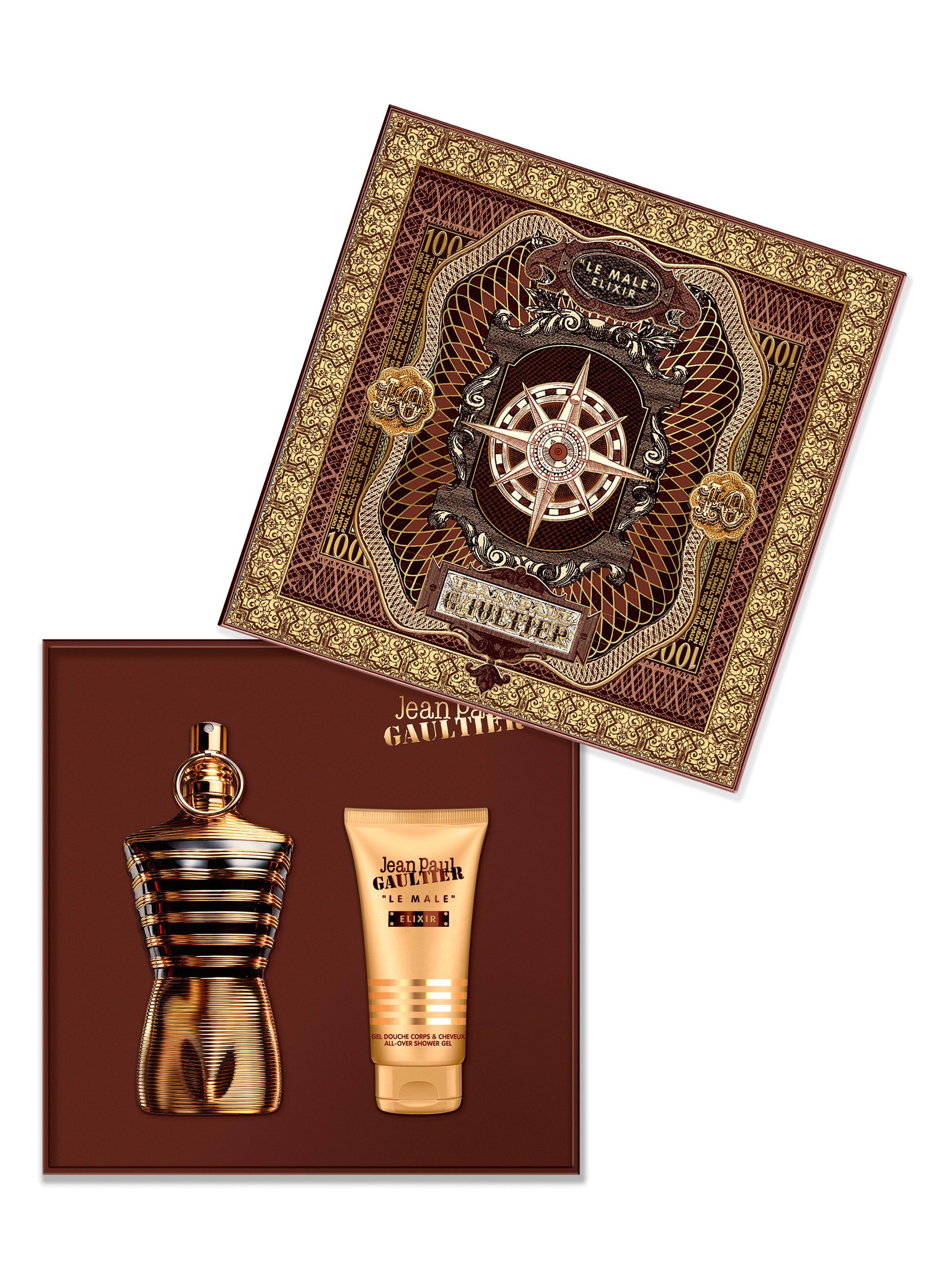 Set Perfume Le Male Elixir Parfum Hombre 125 ml + All Over Gel de Baño 75 ml-2