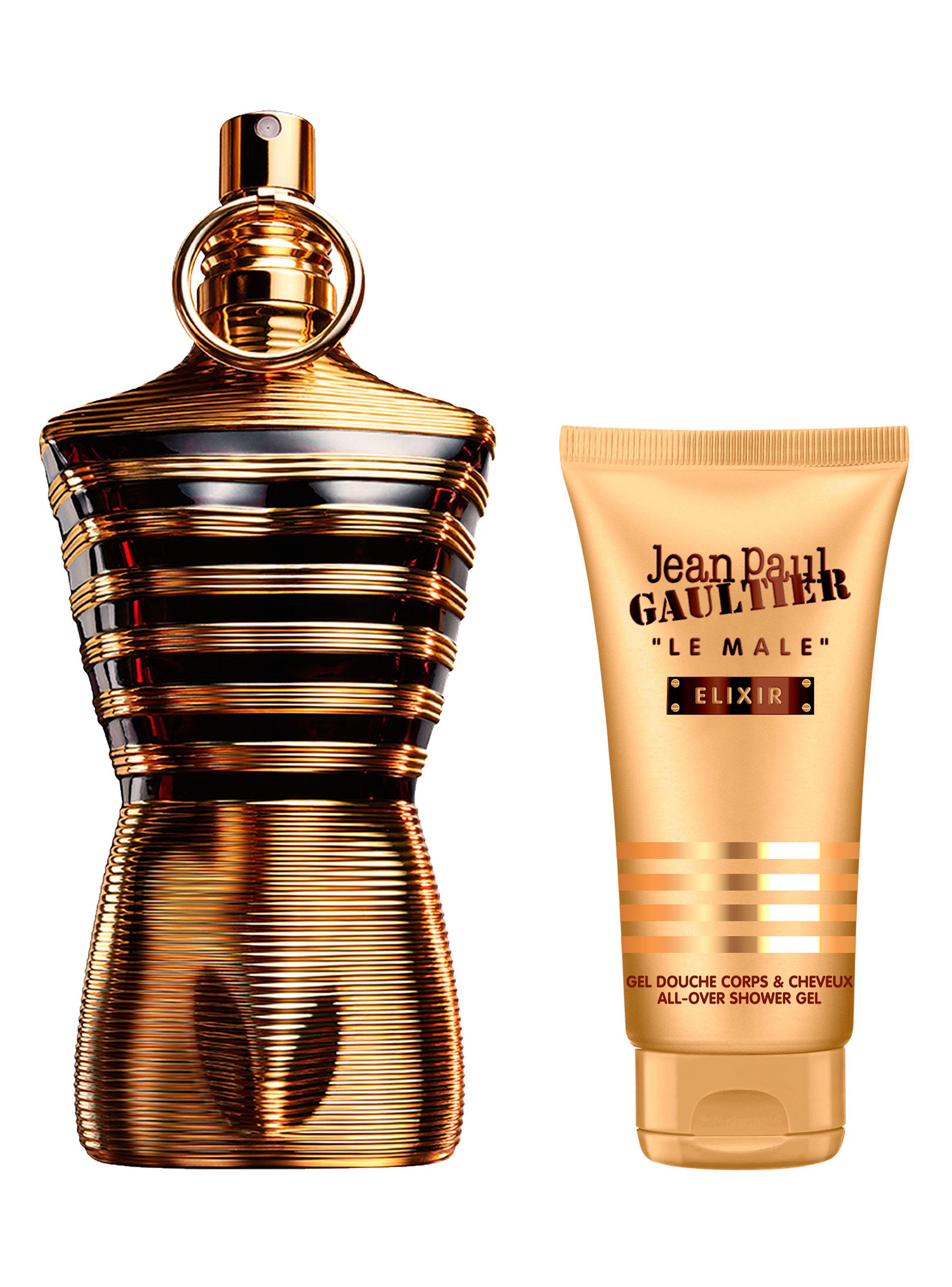 Set Perfume Le Male Elixir Parfum Hombre 125 ml + All Over Gel de Baño 75 ml-1