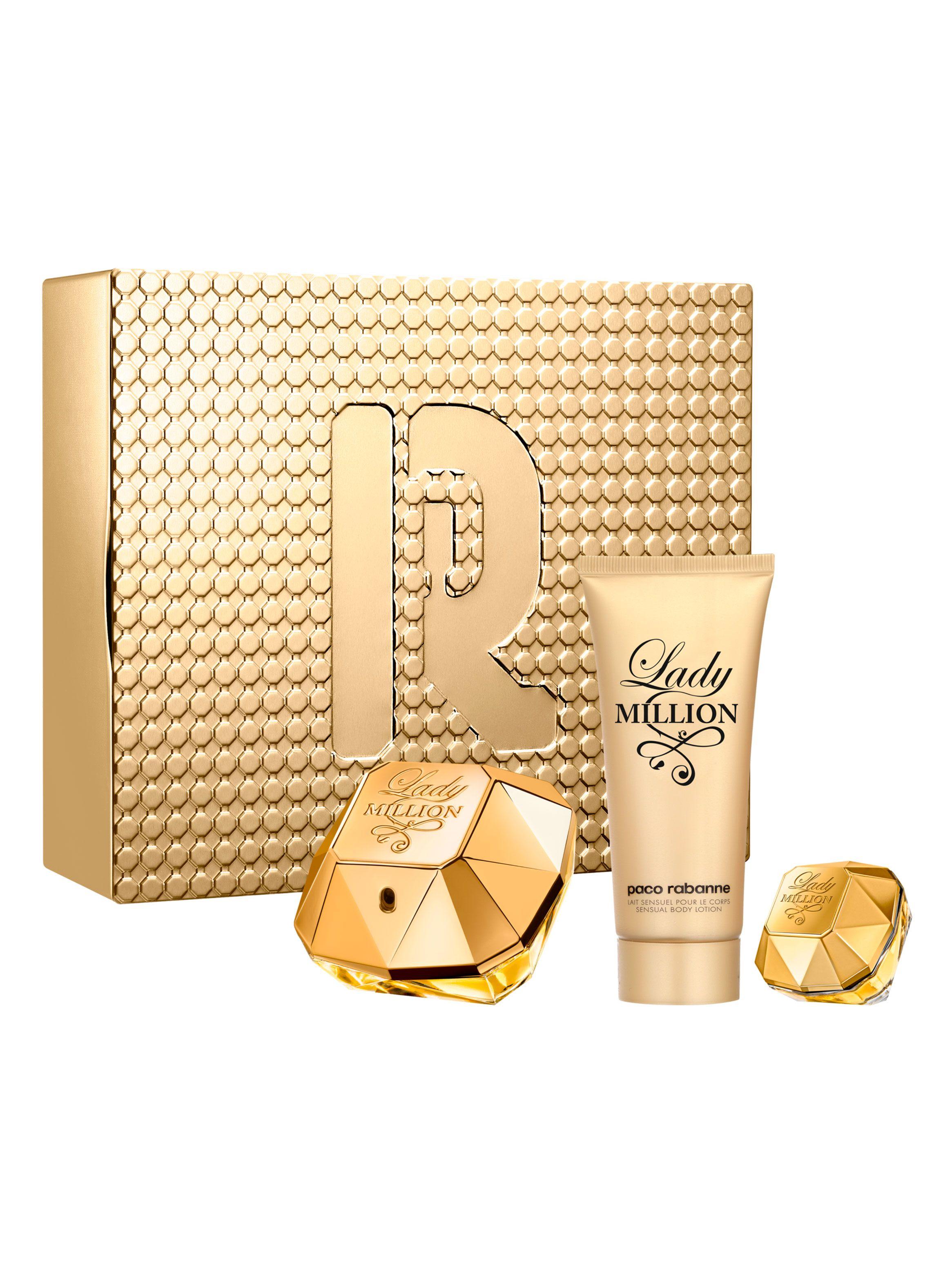 Set Lady Million Eau de Parfum 80 ml + Loción Corporal 100 ml + Eau de Parfum 5 ml-0