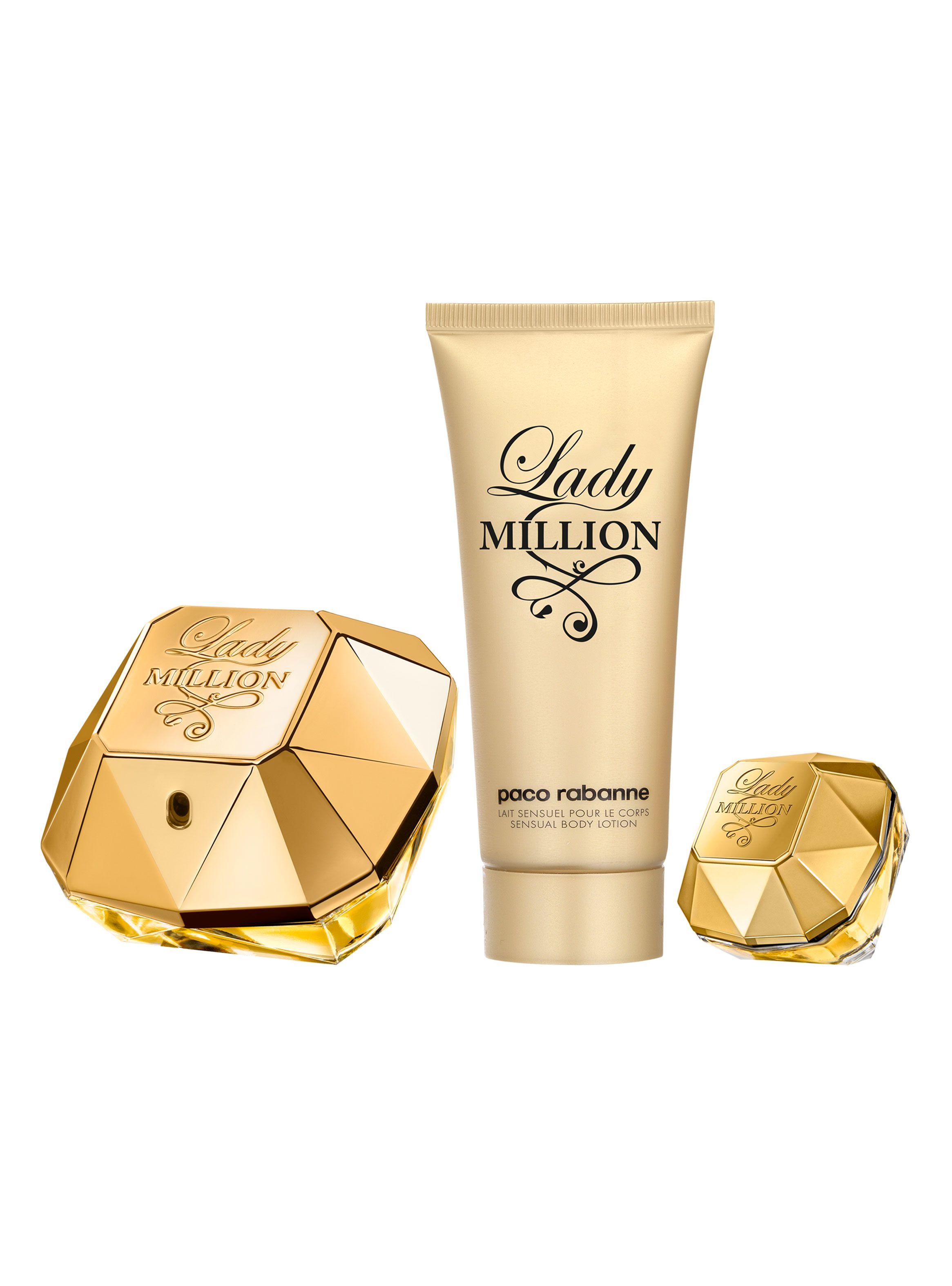 Set Lady Million Eau de Parfum 80 ml + Loción Corporal 100 ml + Eau de Parfum 5 ml-1