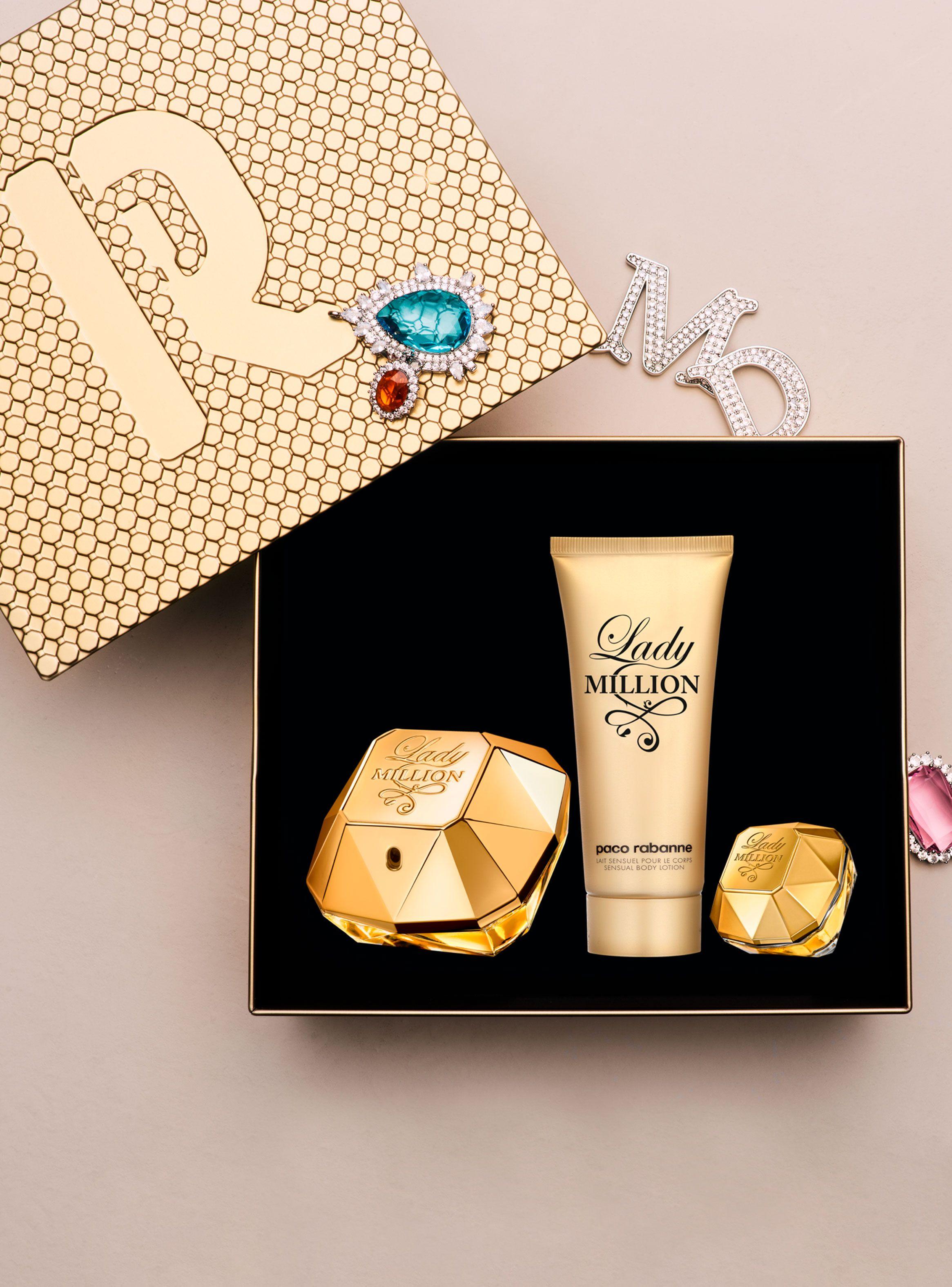 Set Lady Million Eau de Parfum 80 ml + Loción Corporal 100 ml + Eau de Parfum 5 ml-2