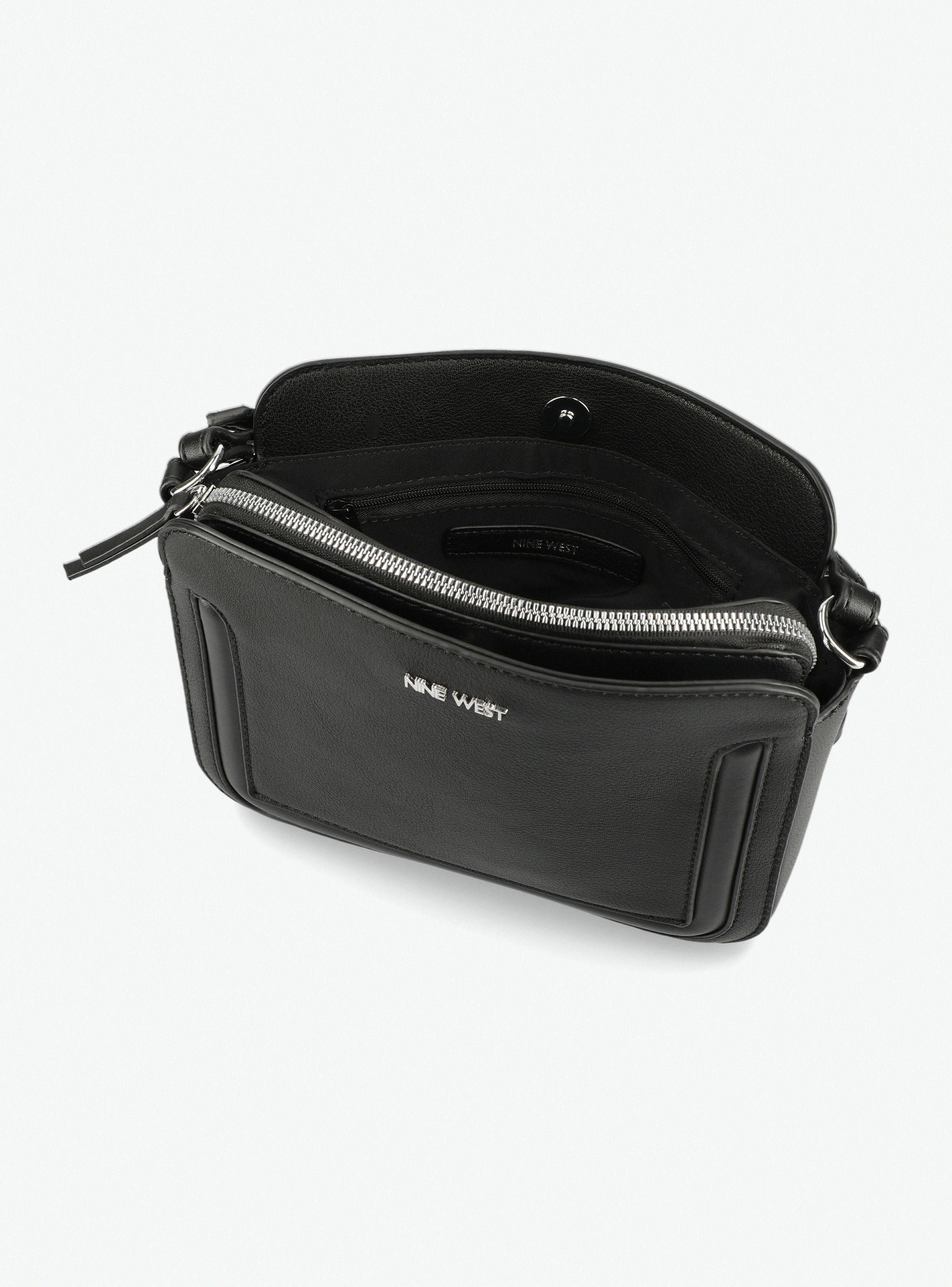 Cartera Nine West Aidenne Mini Crossbody Negro-3