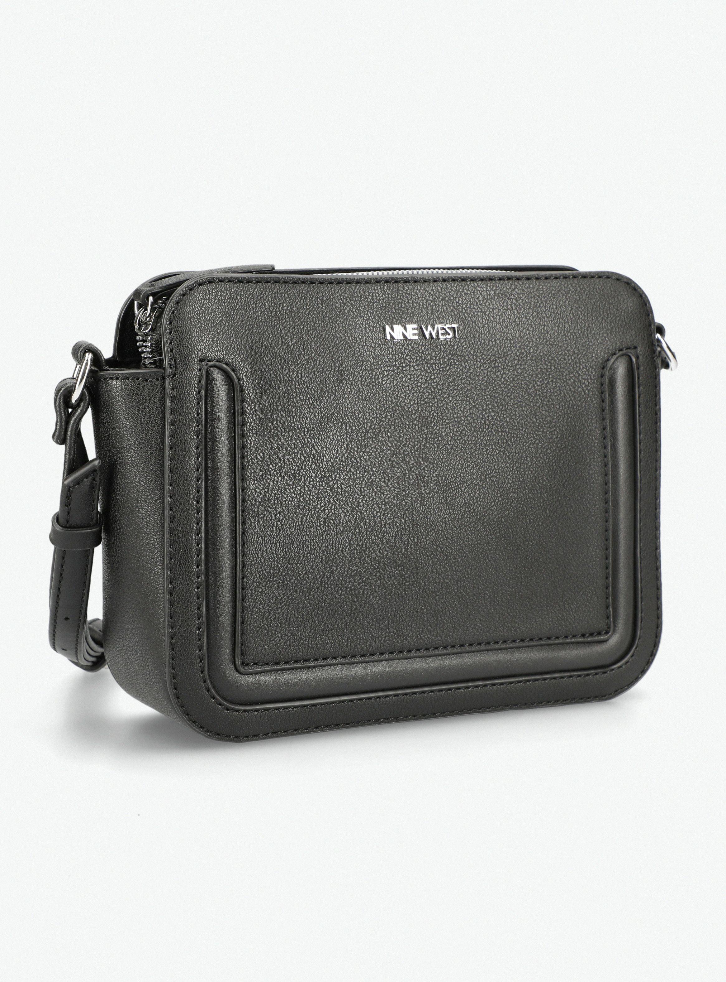 Cartera Nine West Aidenne Mini Crossbody Negro-1