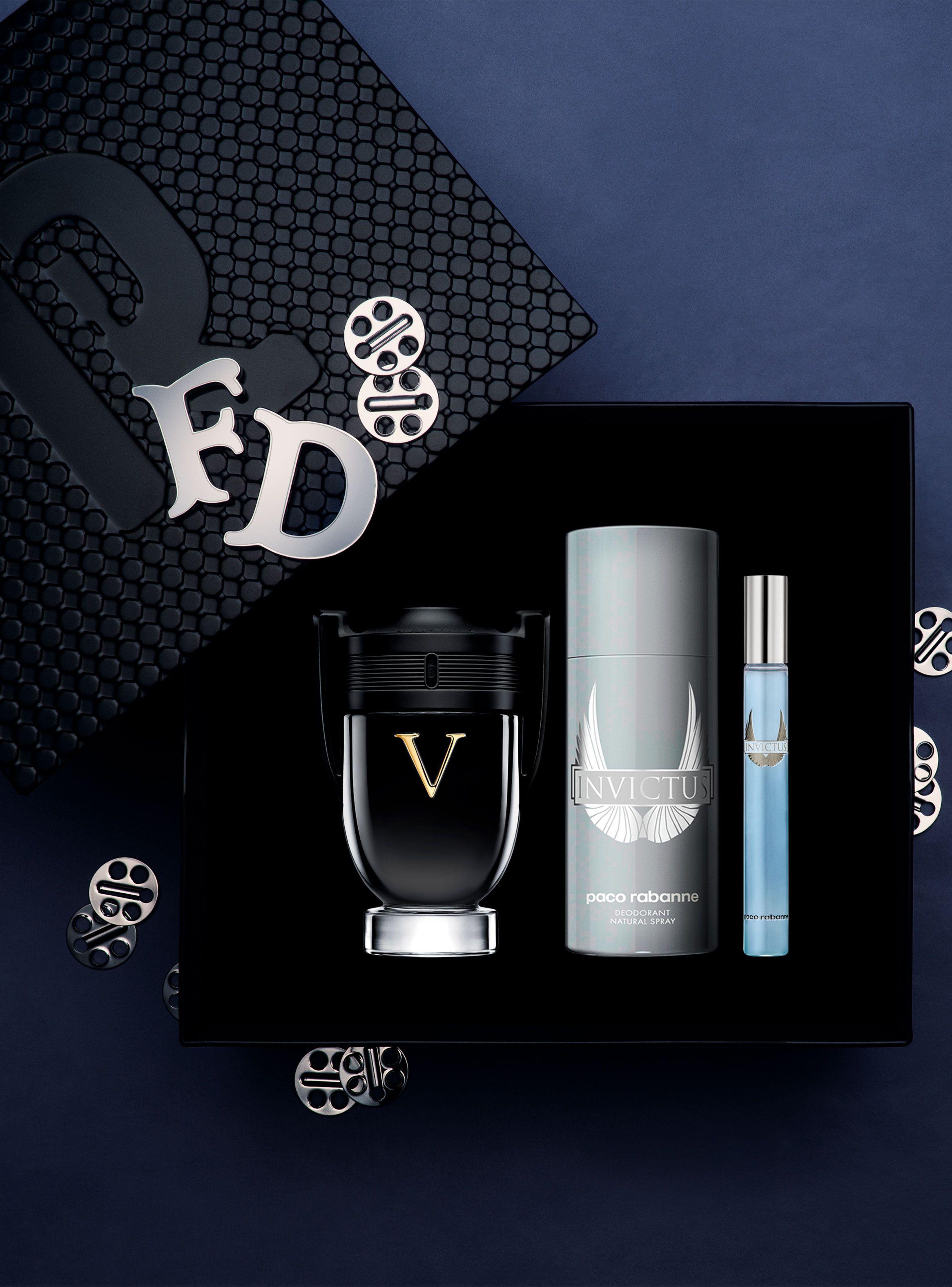 Set Perfume Invictus Victory EDP Hombre Extrême 100 ml + Desodorante 150 ml + Eau de Toilette 10 ml Paco Rabanne-3