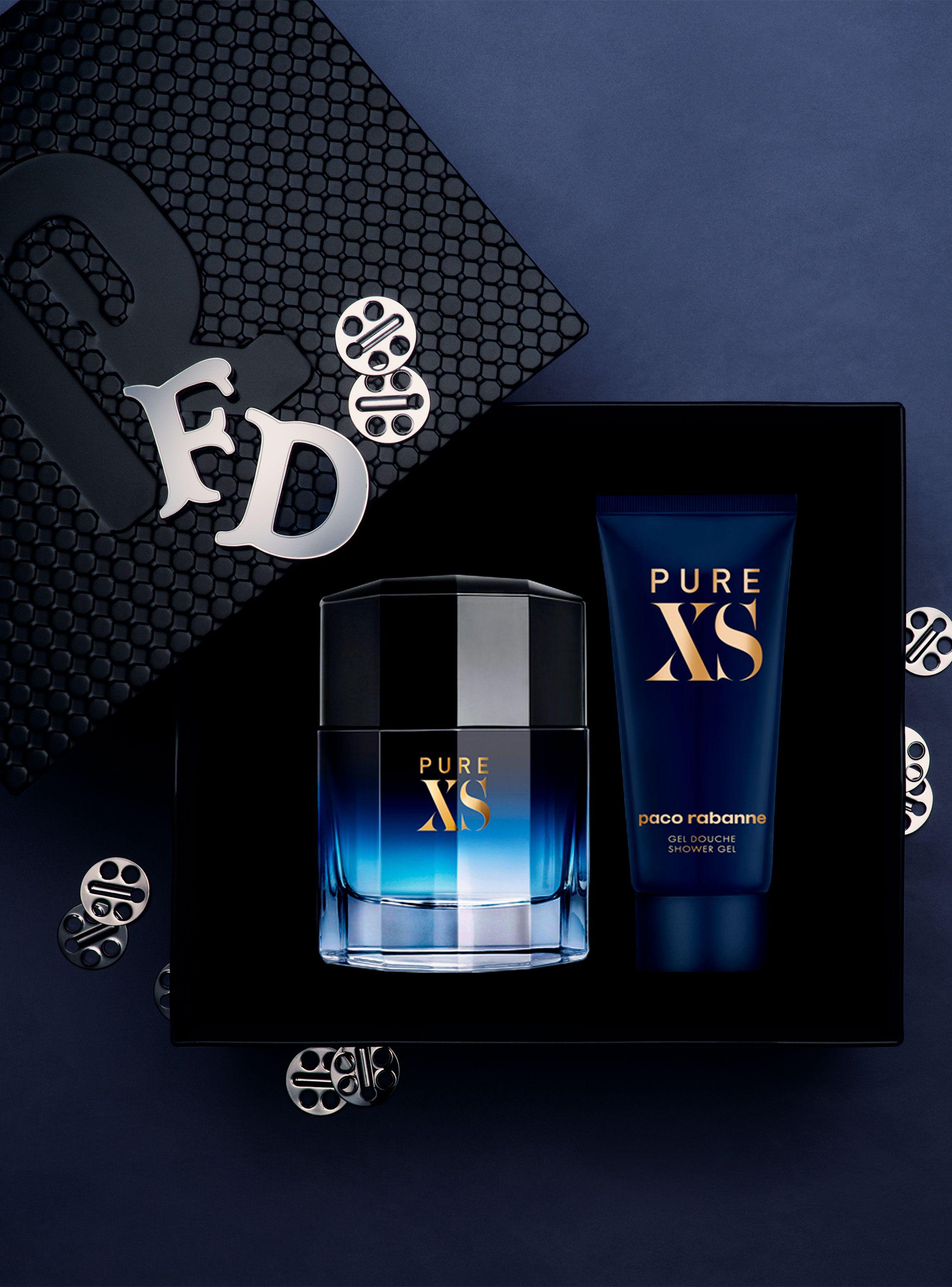 Set Perfume Pure XS  EDT Hombre 100 ml + Gel de Baño 100 ml Paco Rabanne-3