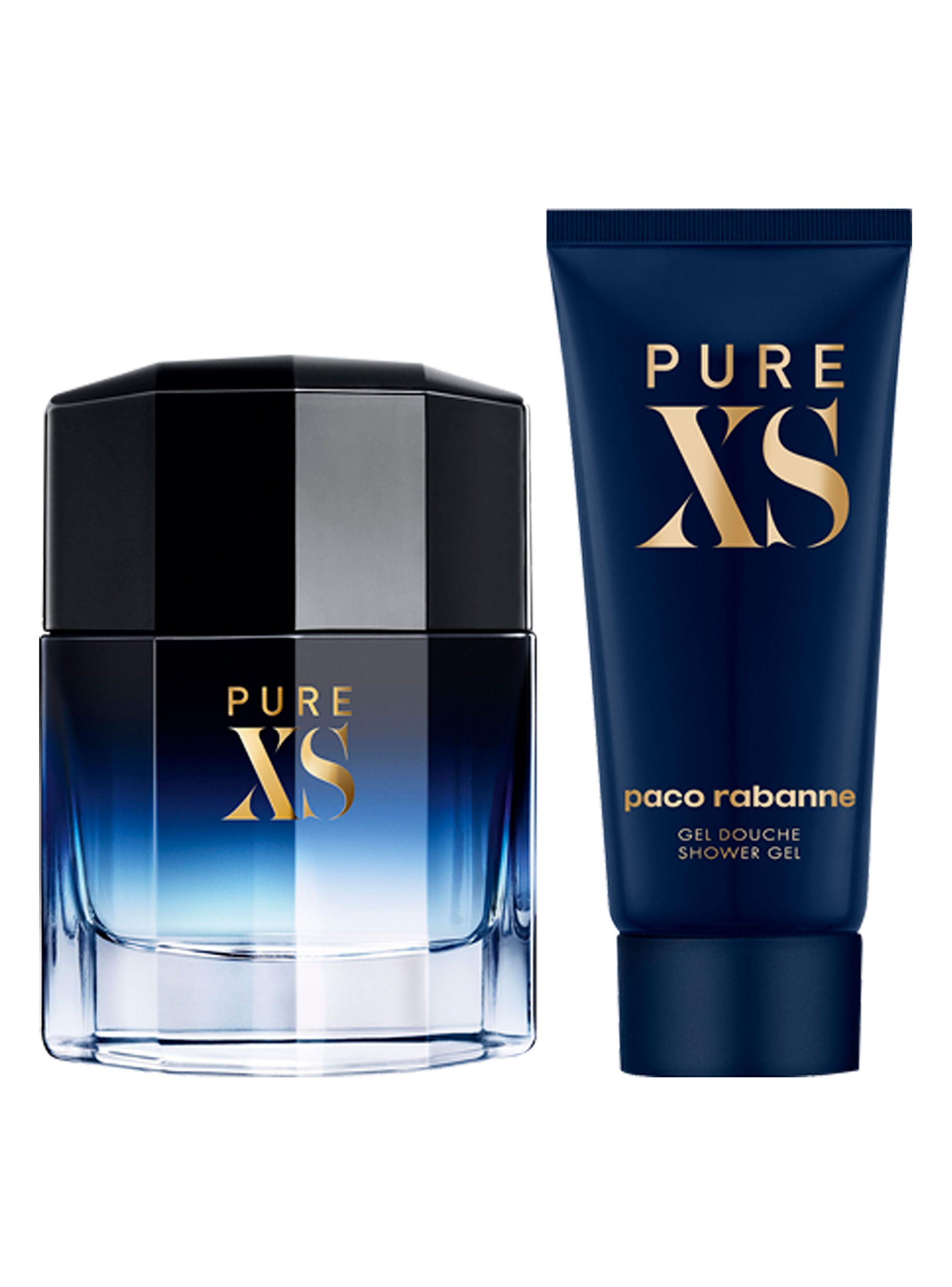 Set Perfume Pure XS  EDT Hombre 100 ml + Gel de Baño 100 ml Paco Rabanne-1